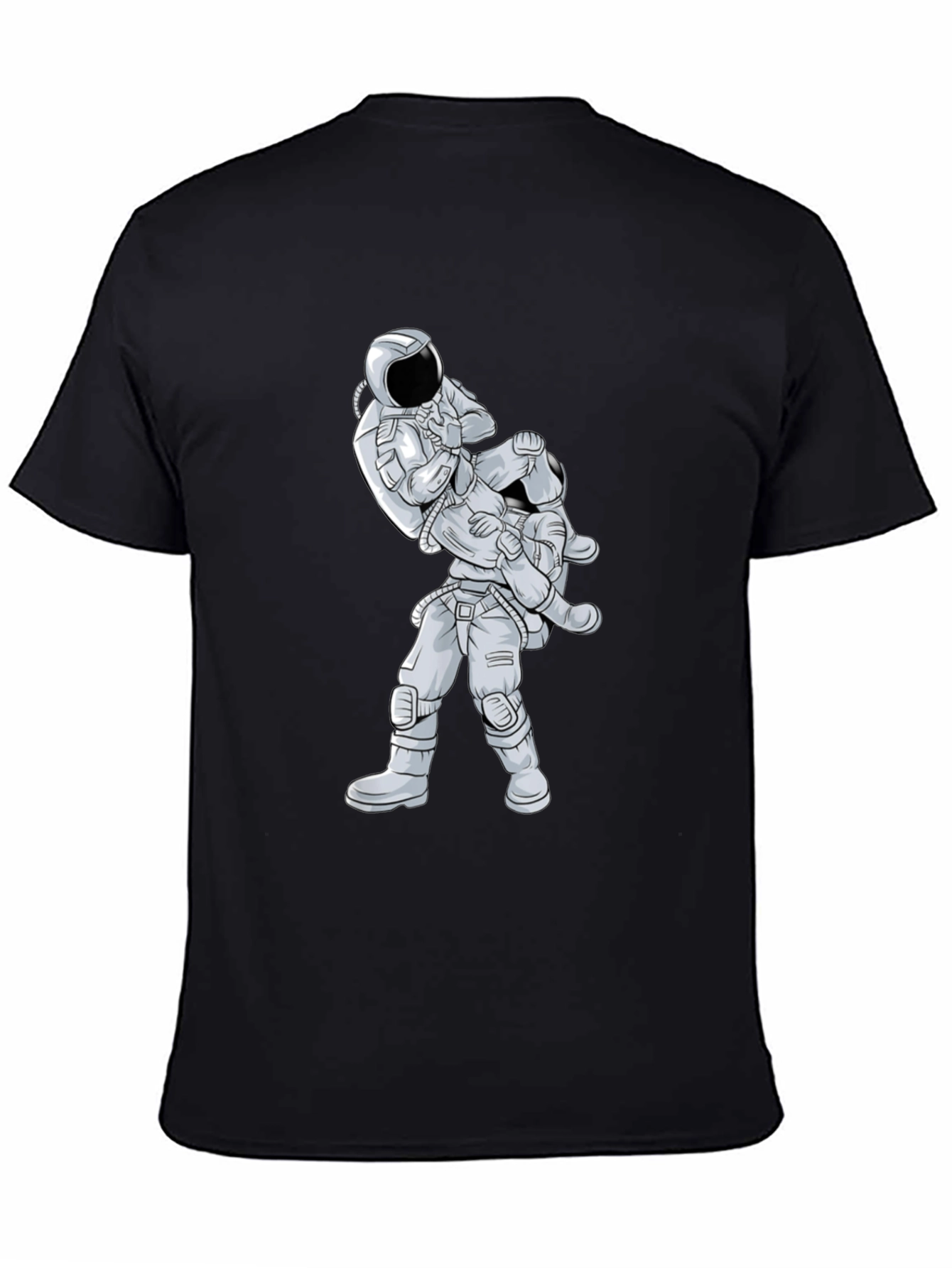 Astronaut Jiu Jitsu Graphic Tee - Black