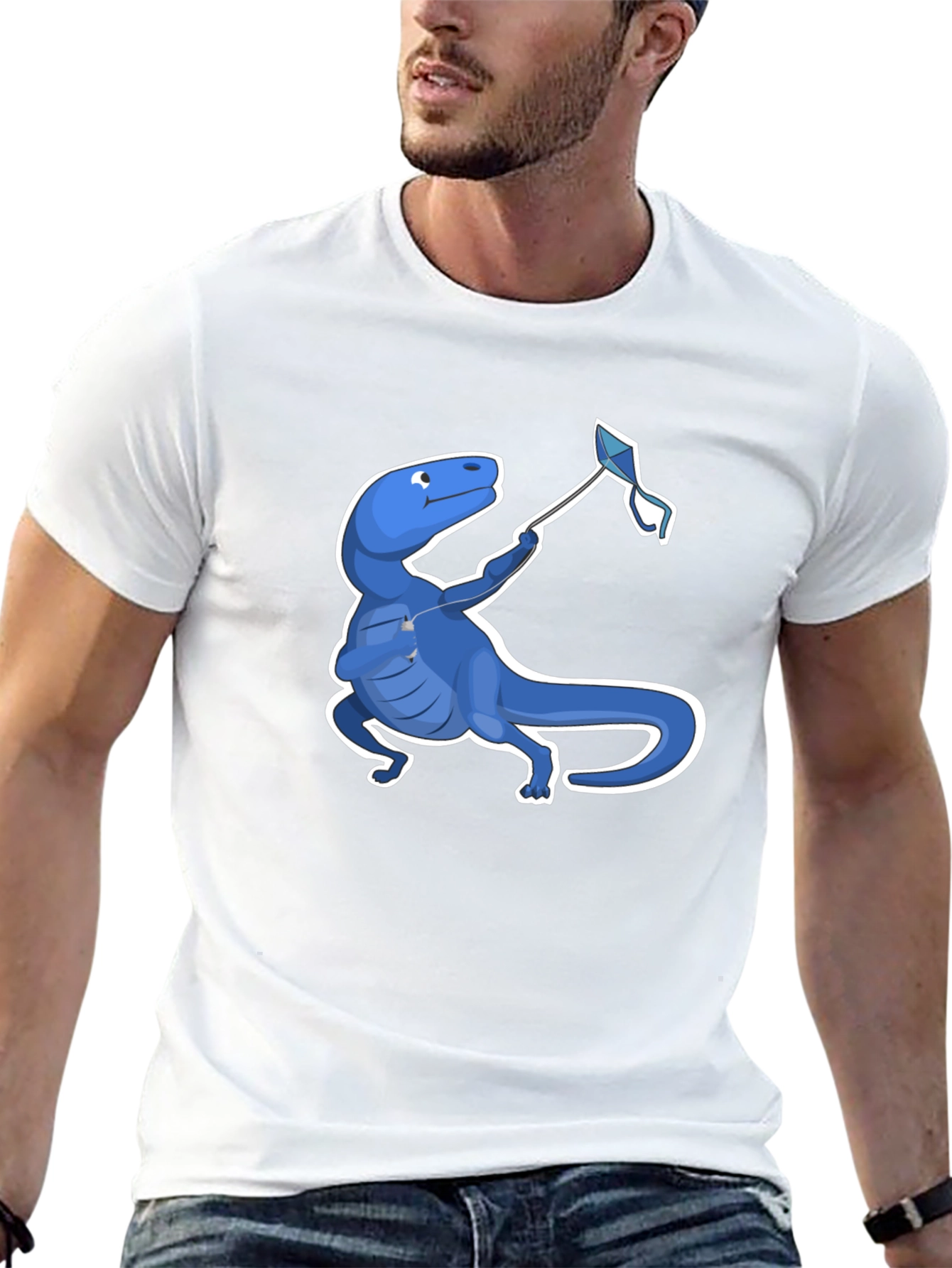 Dino Kite T-Shirt - Fun Casual Wear