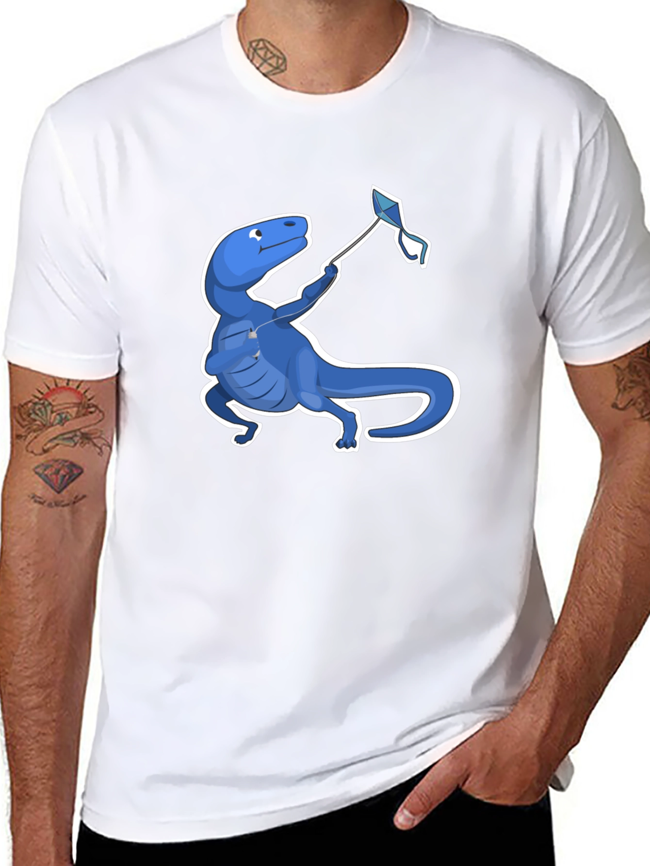 Dino Kite T-Shirt - Fun Casual Wear
