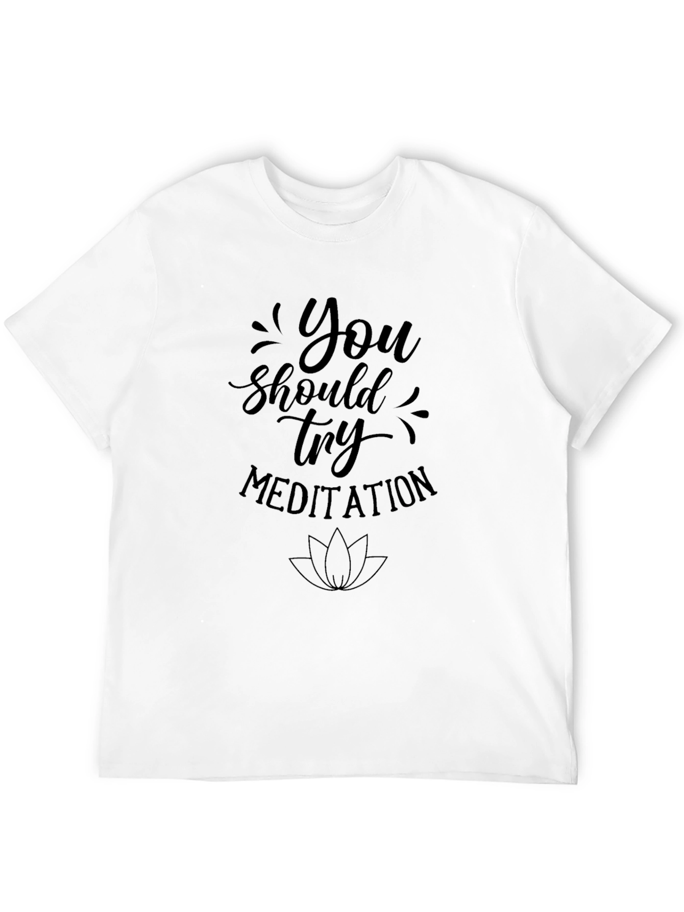 Meditation Tee: You Should Try It! Comfort Fit