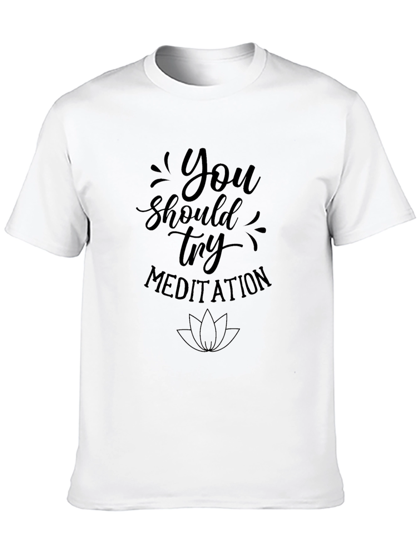 Meditation Tee: You Should Try It! Comfort Fit