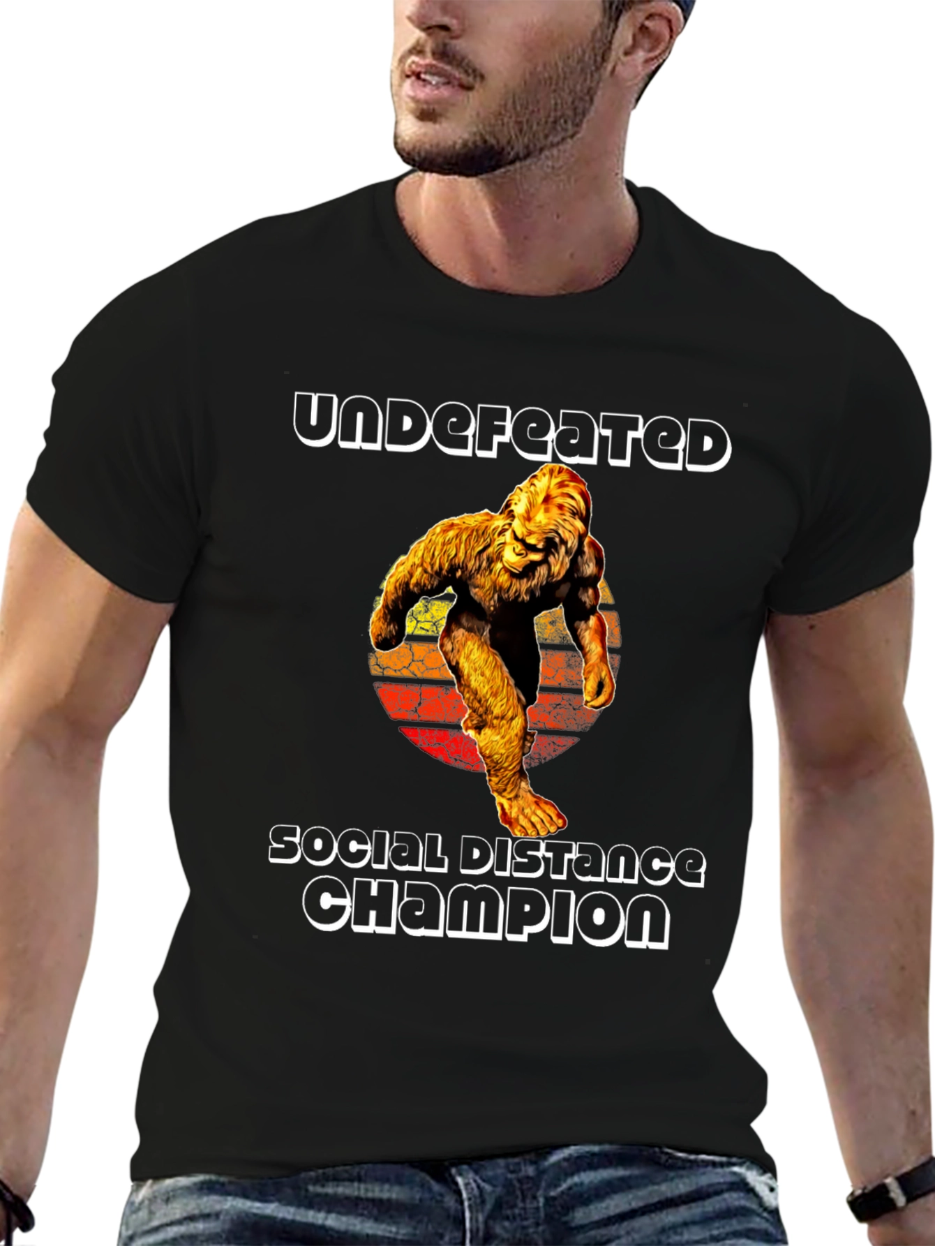 Undefeated Social Distance Champion T-Shirt