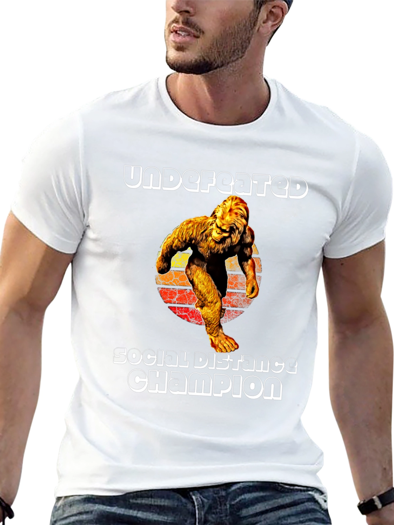 Undefeated Social Distance Champion T-Shirt