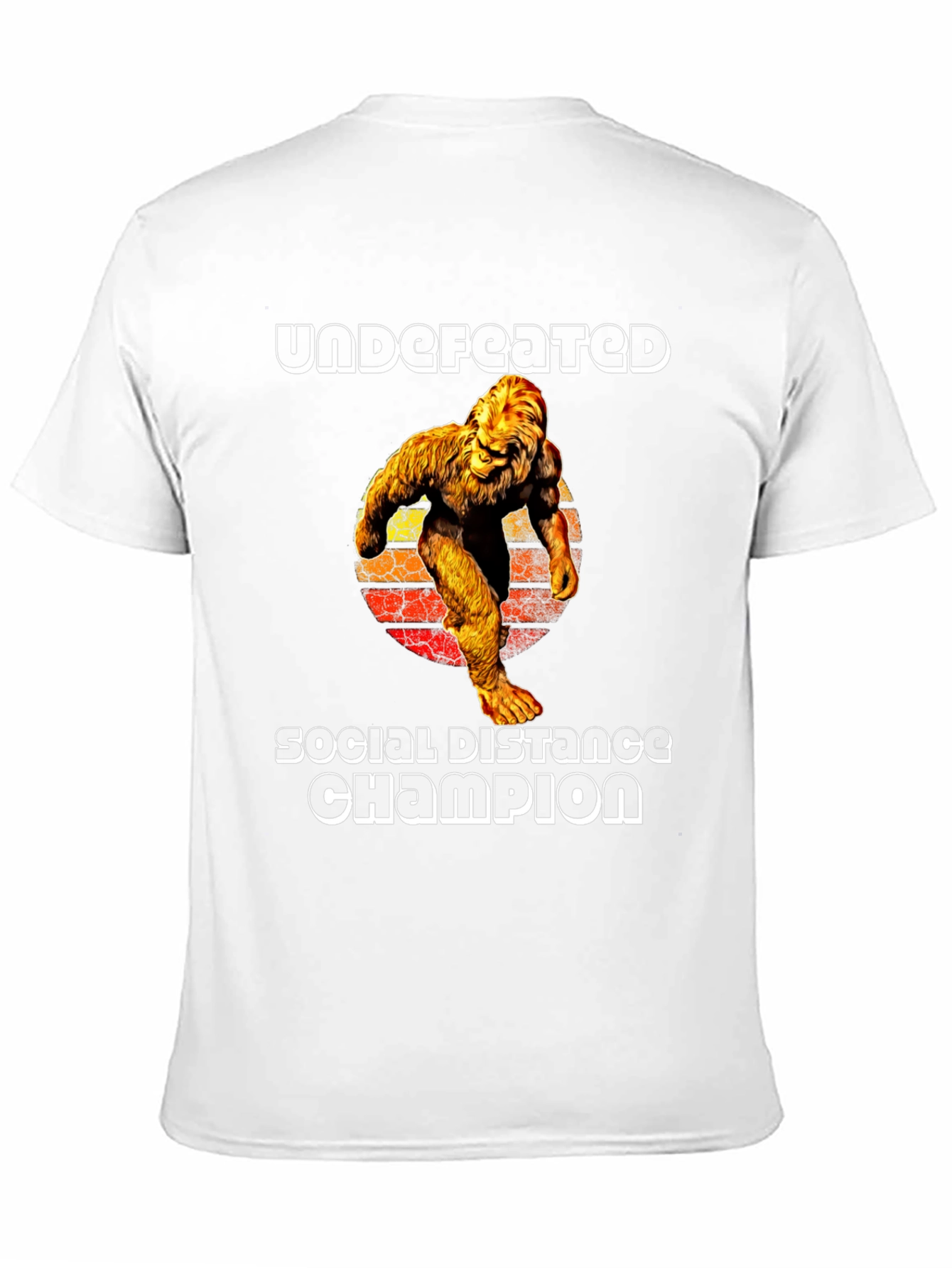 Undefeated Social Distance Champion T-Shirt