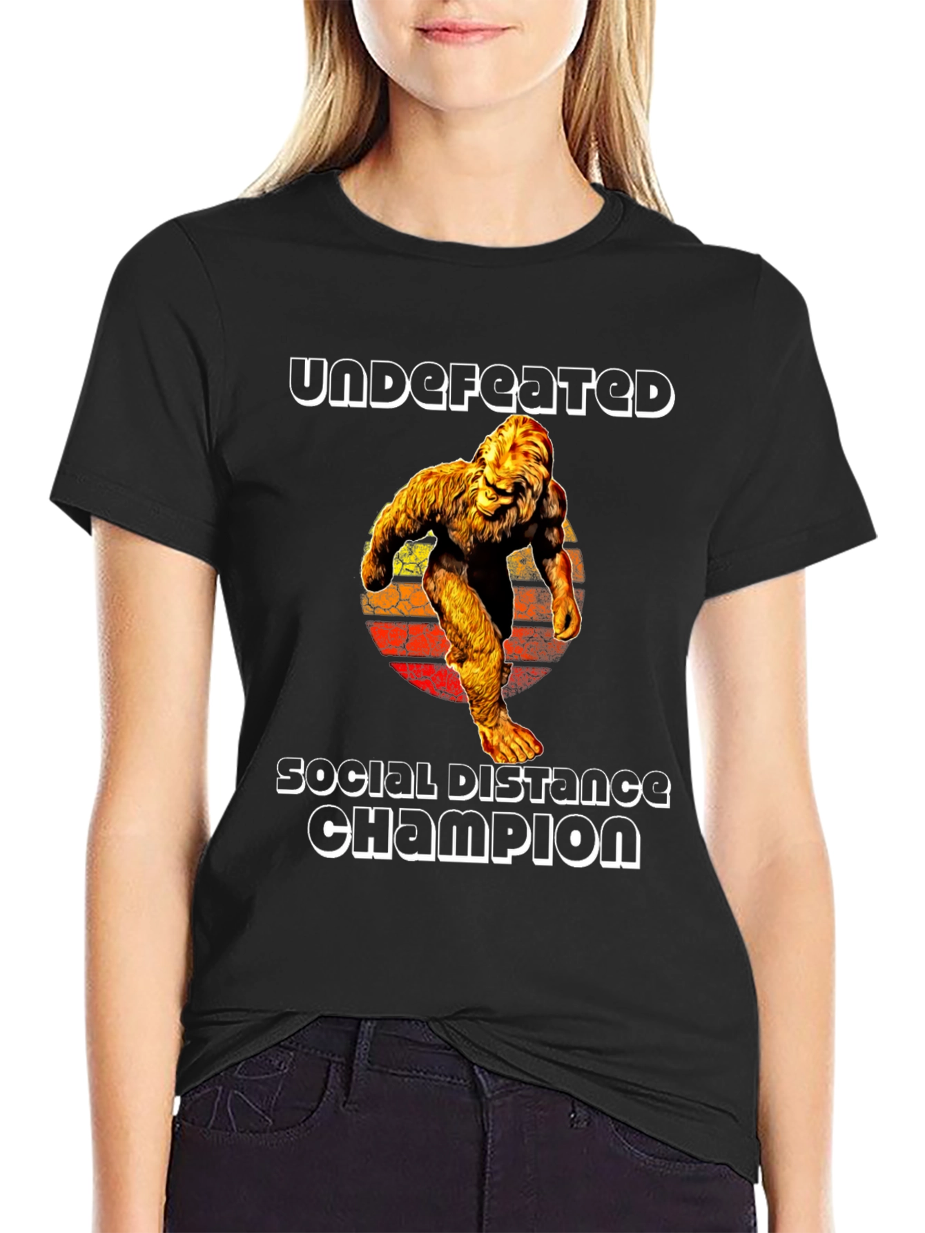 Undefeated Social Distance Champion T-Shirt