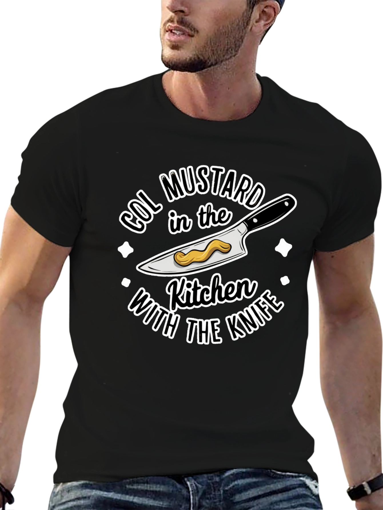Col. Mustard Kitchen Knife T-Shirt