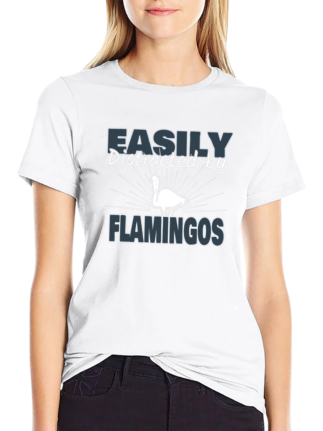 Easily Distracted by Flamingos T-Shirt
