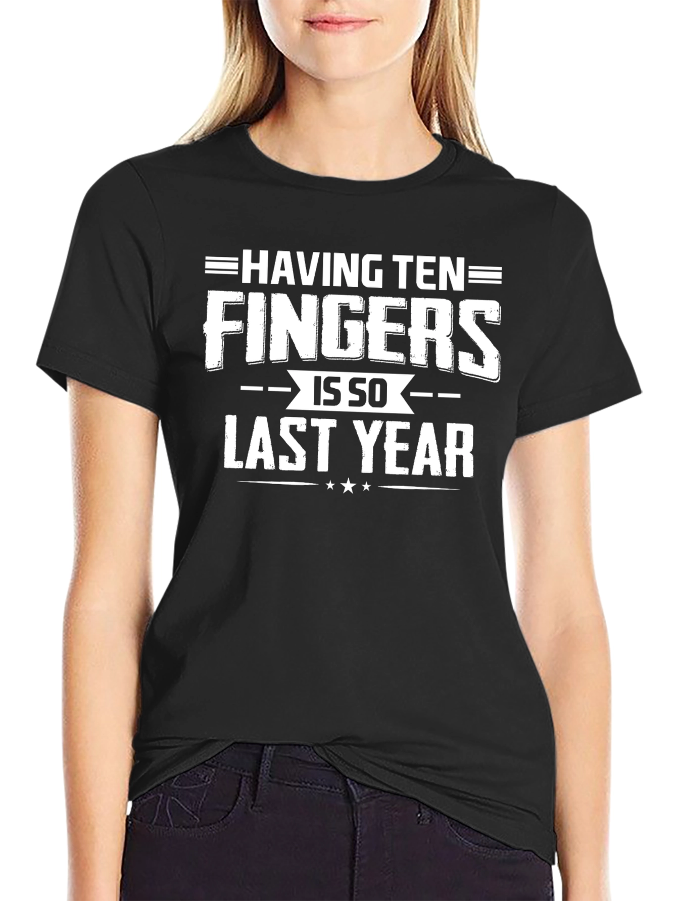 Funny Last Year Fingers T-Shirt