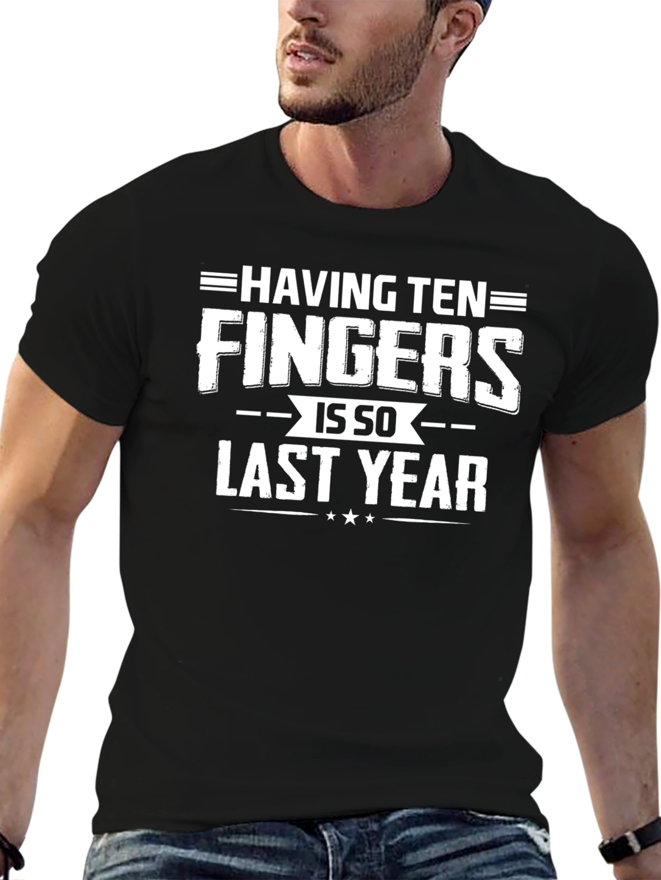 Funny Last Year Fingers T-Shirt