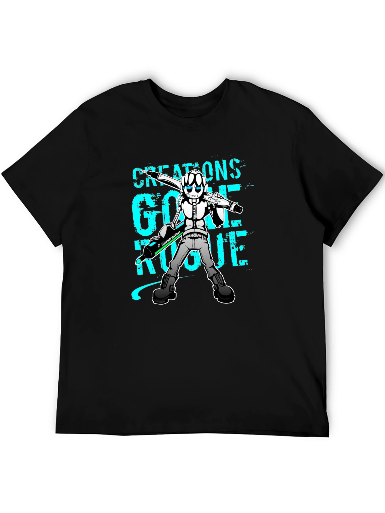 Creations Gone Rogue Black T-Shirt