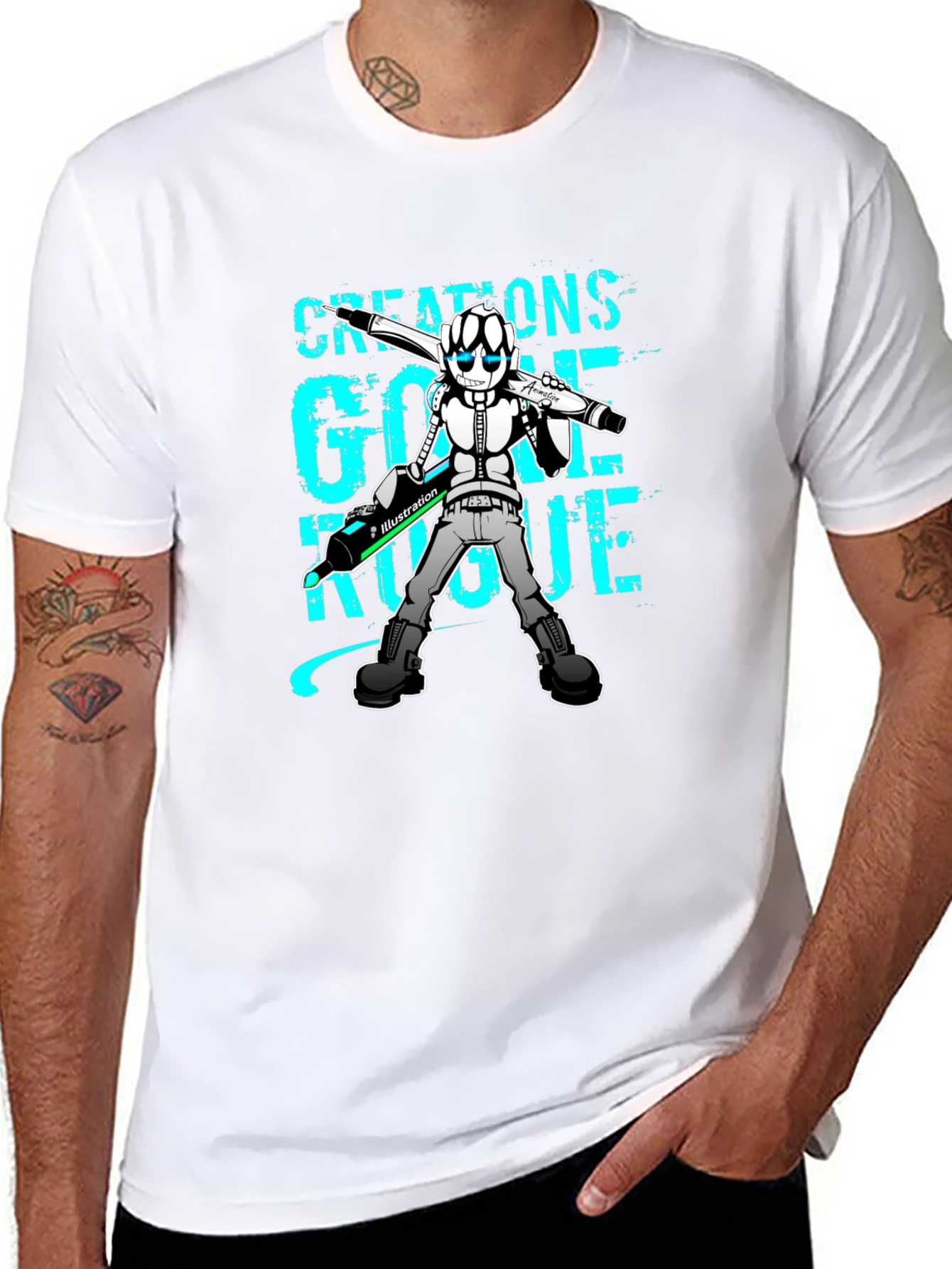 Creations Gone Rogue Black T-Shirt