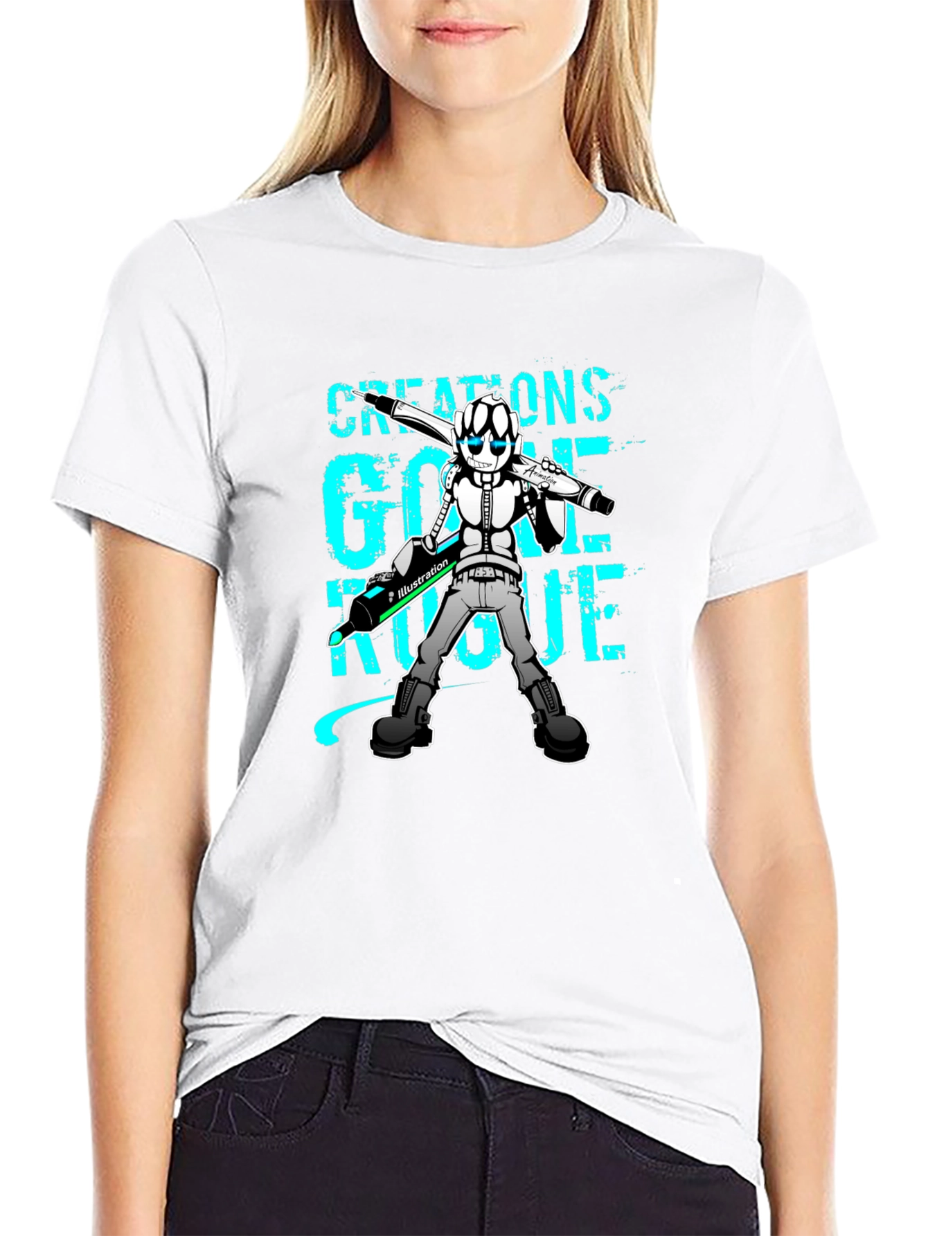 Creations Gone Rogue Black T-Shirt