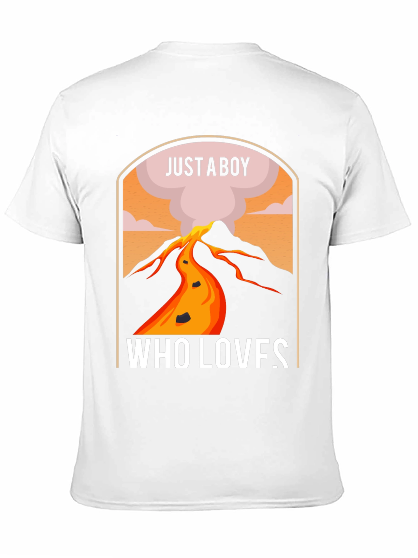 Just A Boy Who Loves Volcanoes T-Shirt