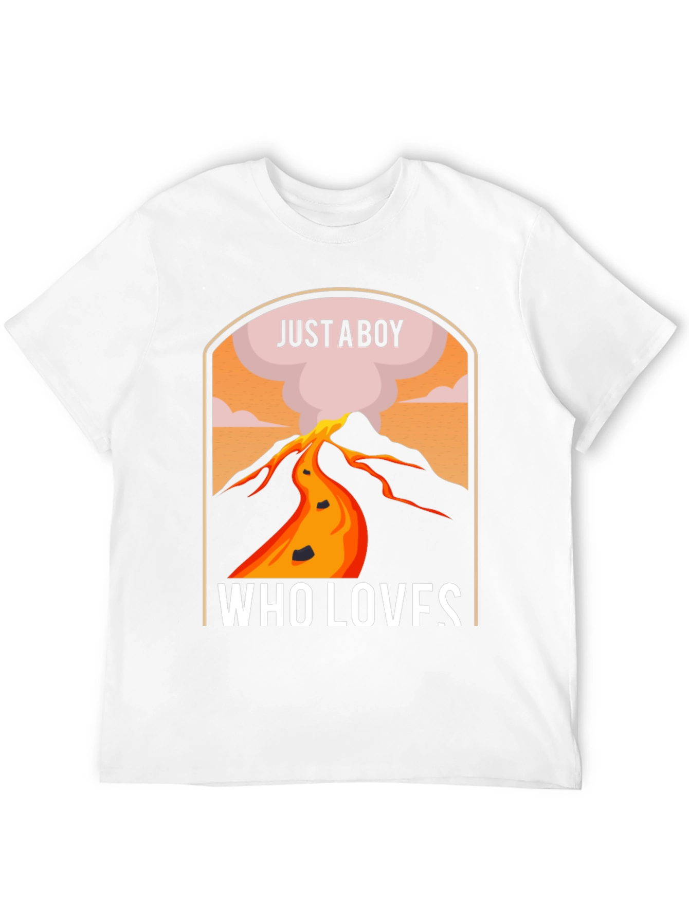 Just A Boy Who Loves Volcanoes T-Shirt