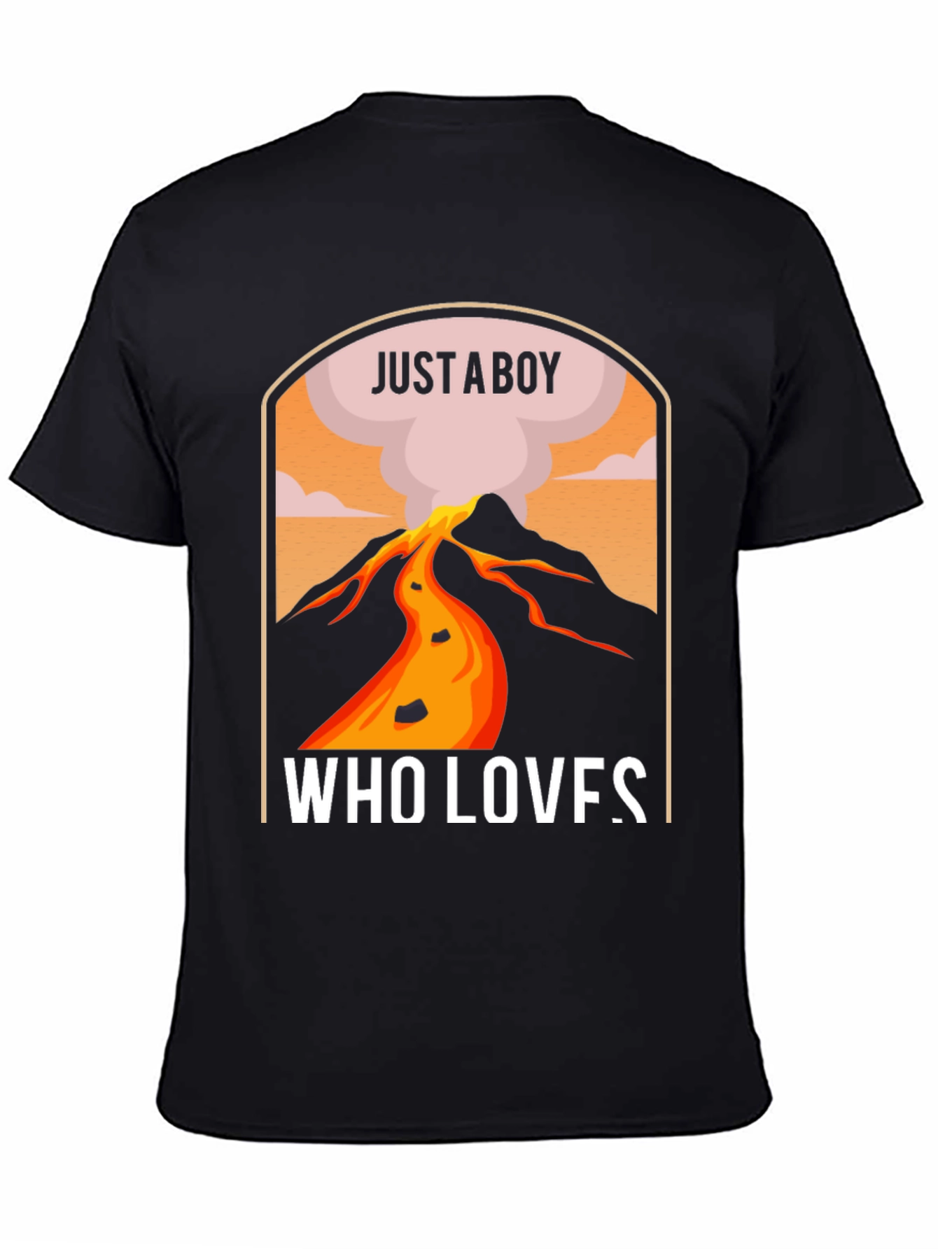 Just A Boy Who Loves Volcanoes T-Shirt