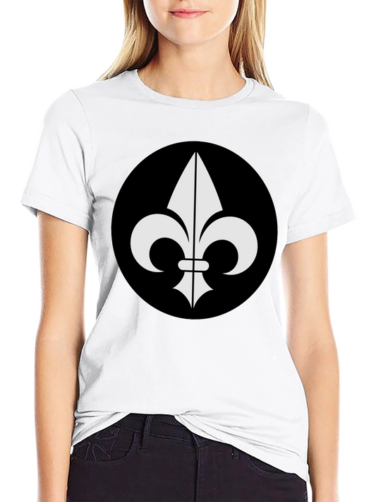 Fleur-de-lis Graphic Black T-Shirt