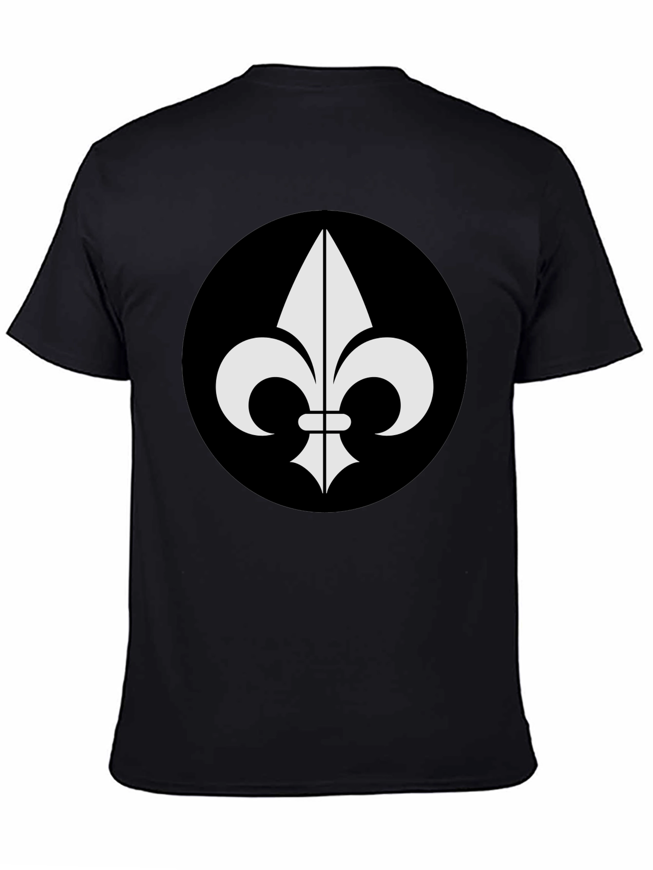 Fleur-de-lis Graphic Black T-Shirt