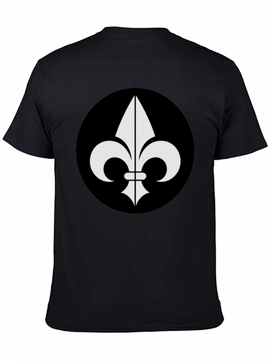 Fleur-de-lis Graphic Black T-Shirt