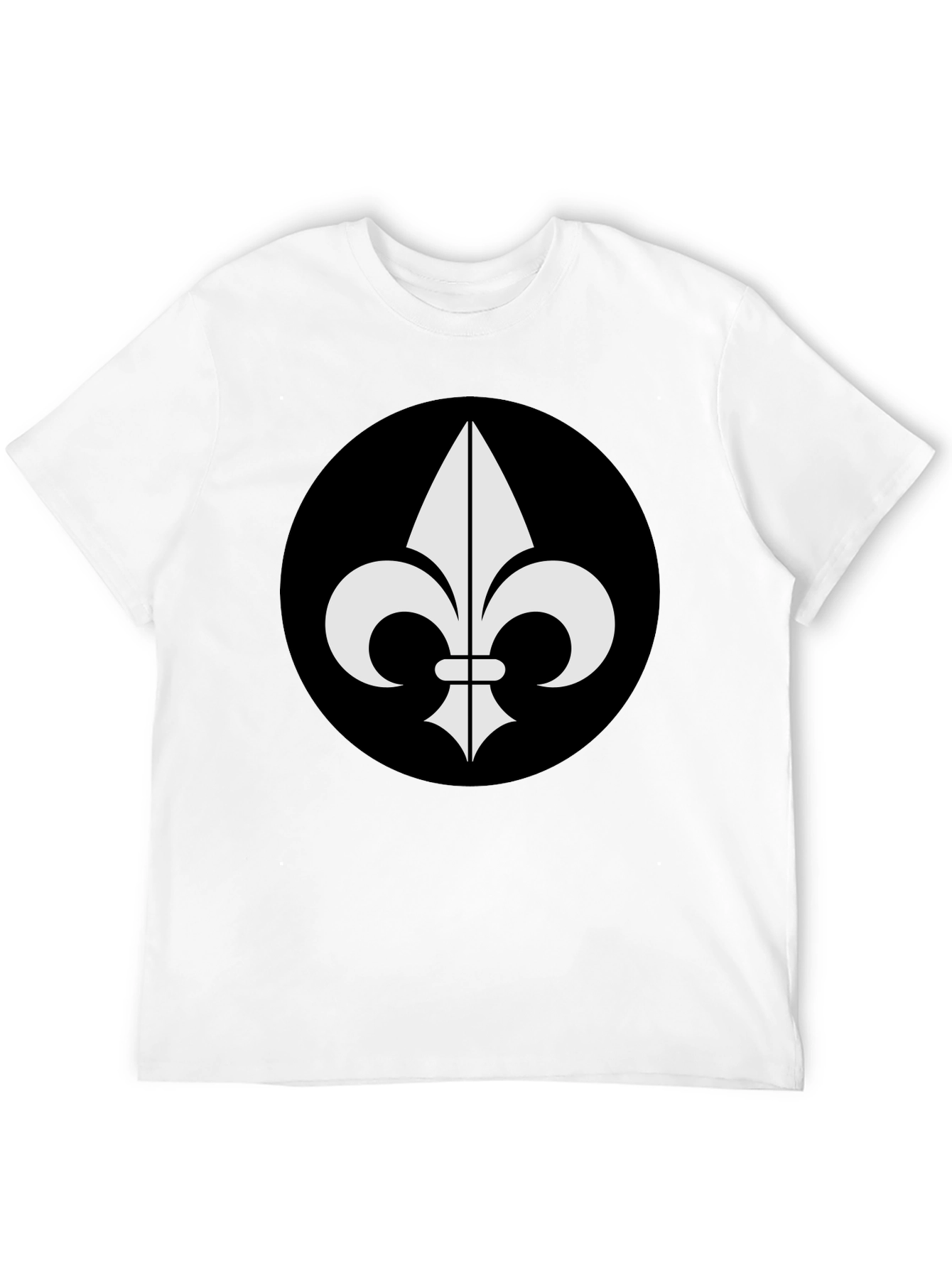 Fleur-de-lis Graphic Black T-Shirt
