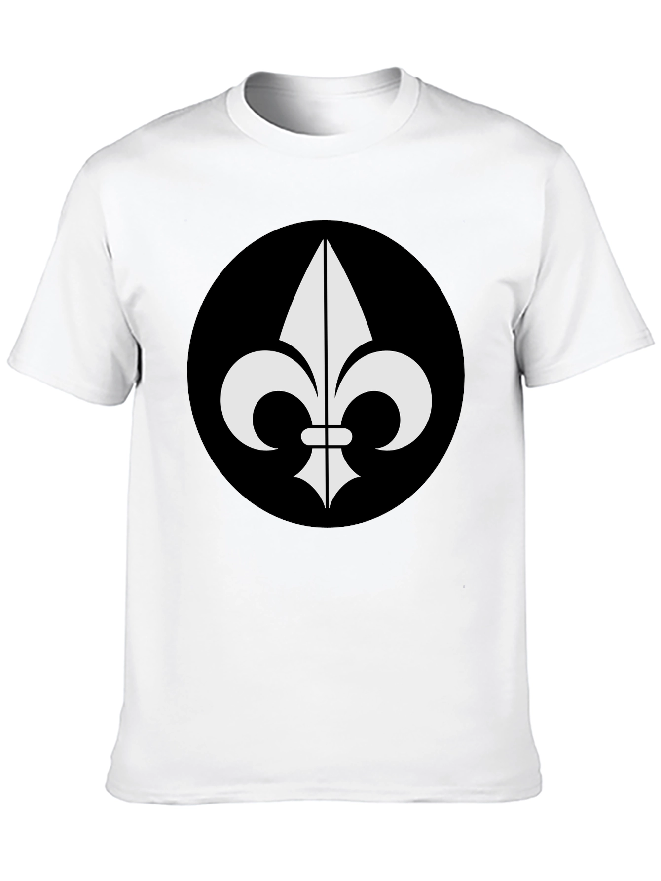 Fleur-de-lis Graphic Black T-Shirt