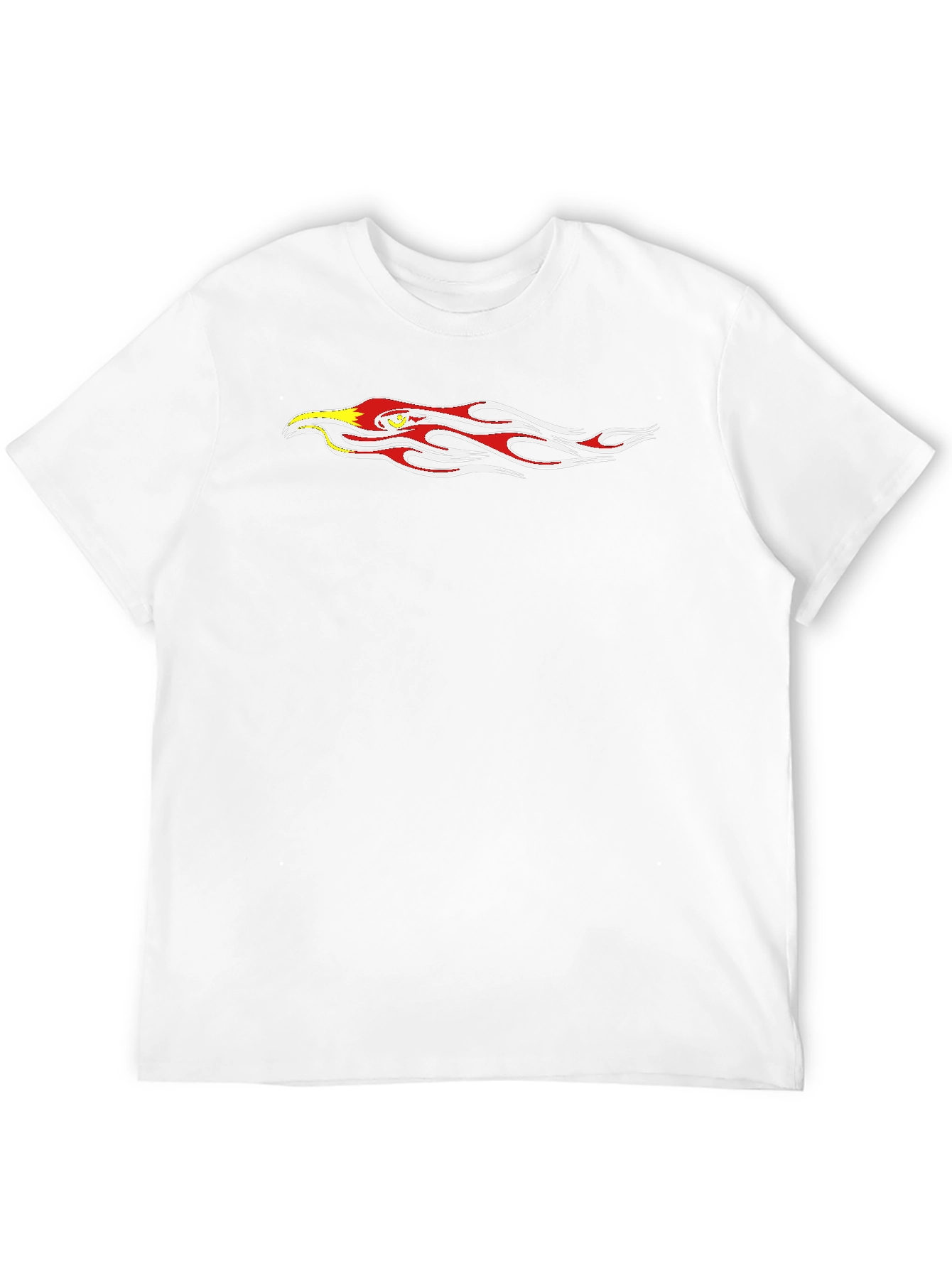 Black Eagle Flame Graphic T-Shirt