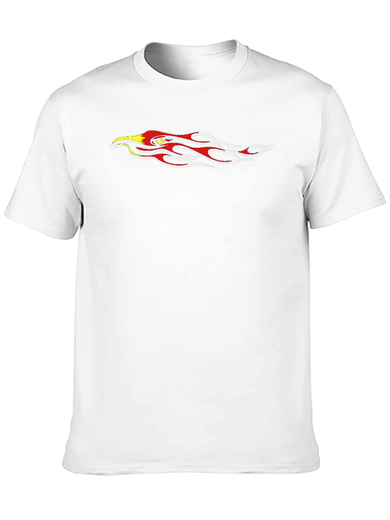 Black Eagle Flame Graphic T-Shirt