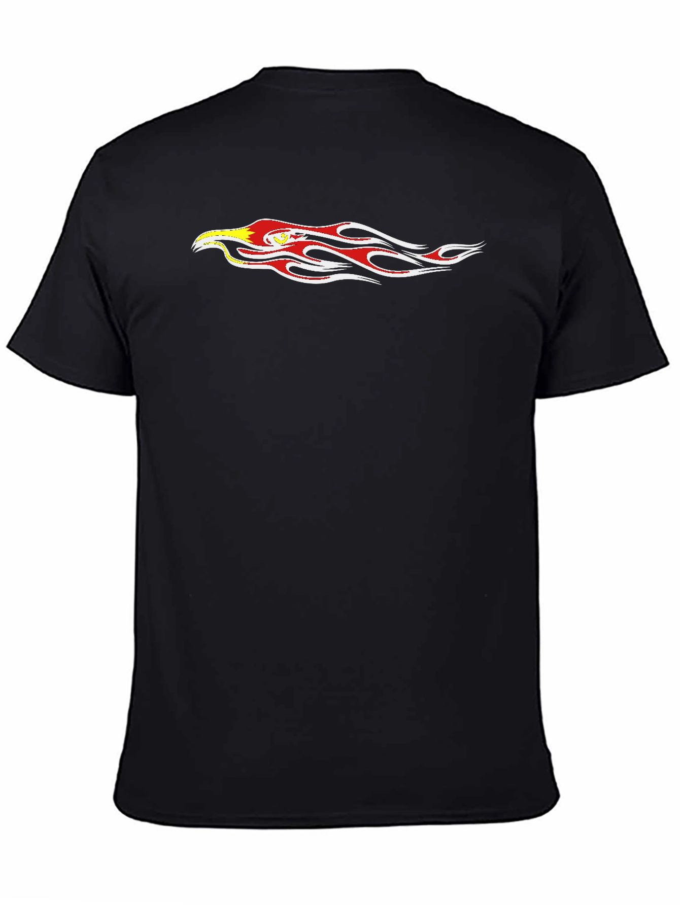 Black Eagle Flame Graphic T-Shirt