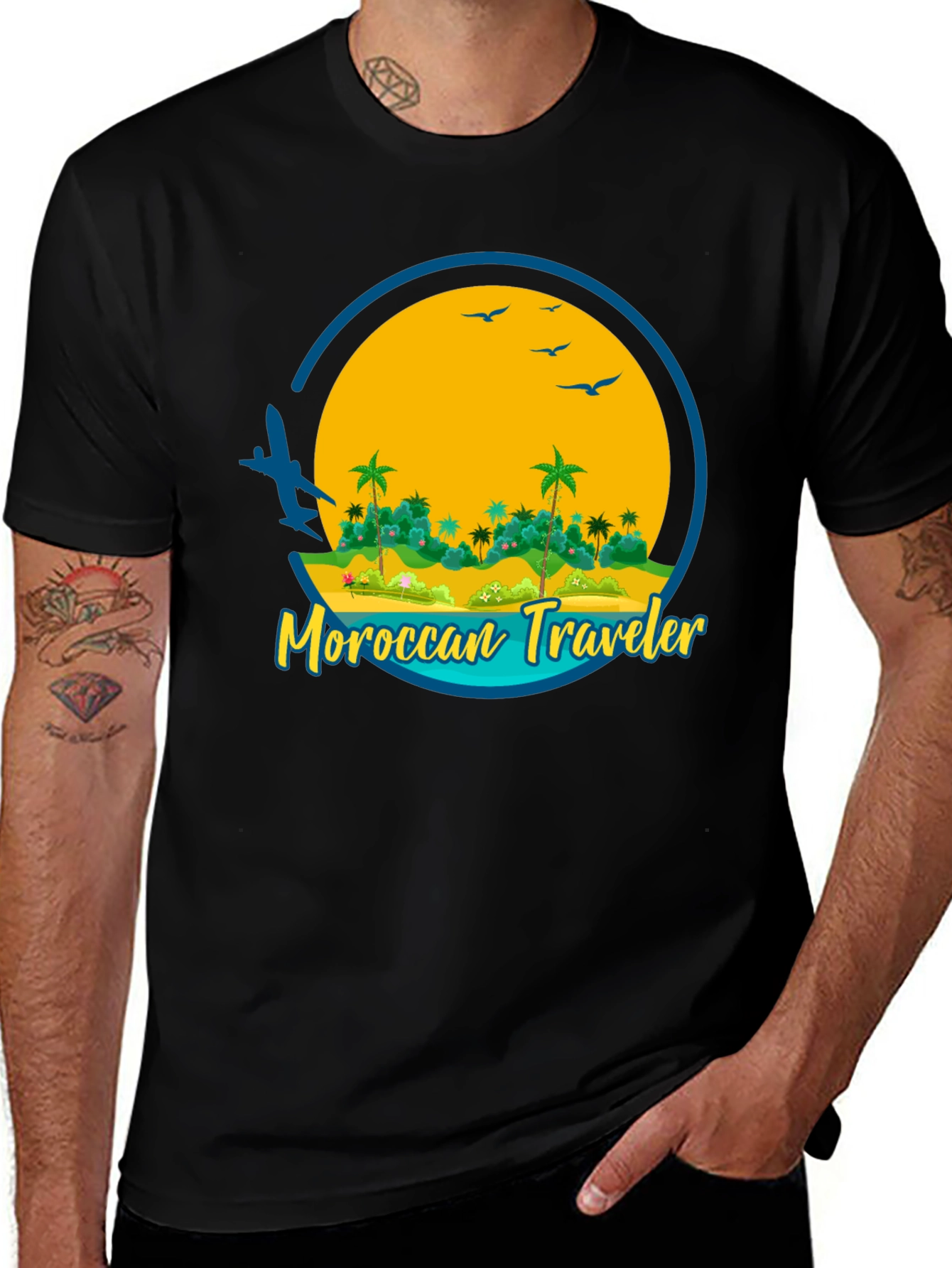 Moroccan Traveler Graphic T-Shirt