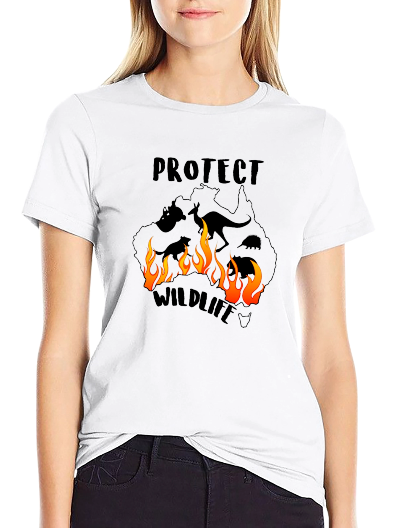 Protect Wildlife Australia T-Shirt - Bushfire Awareness