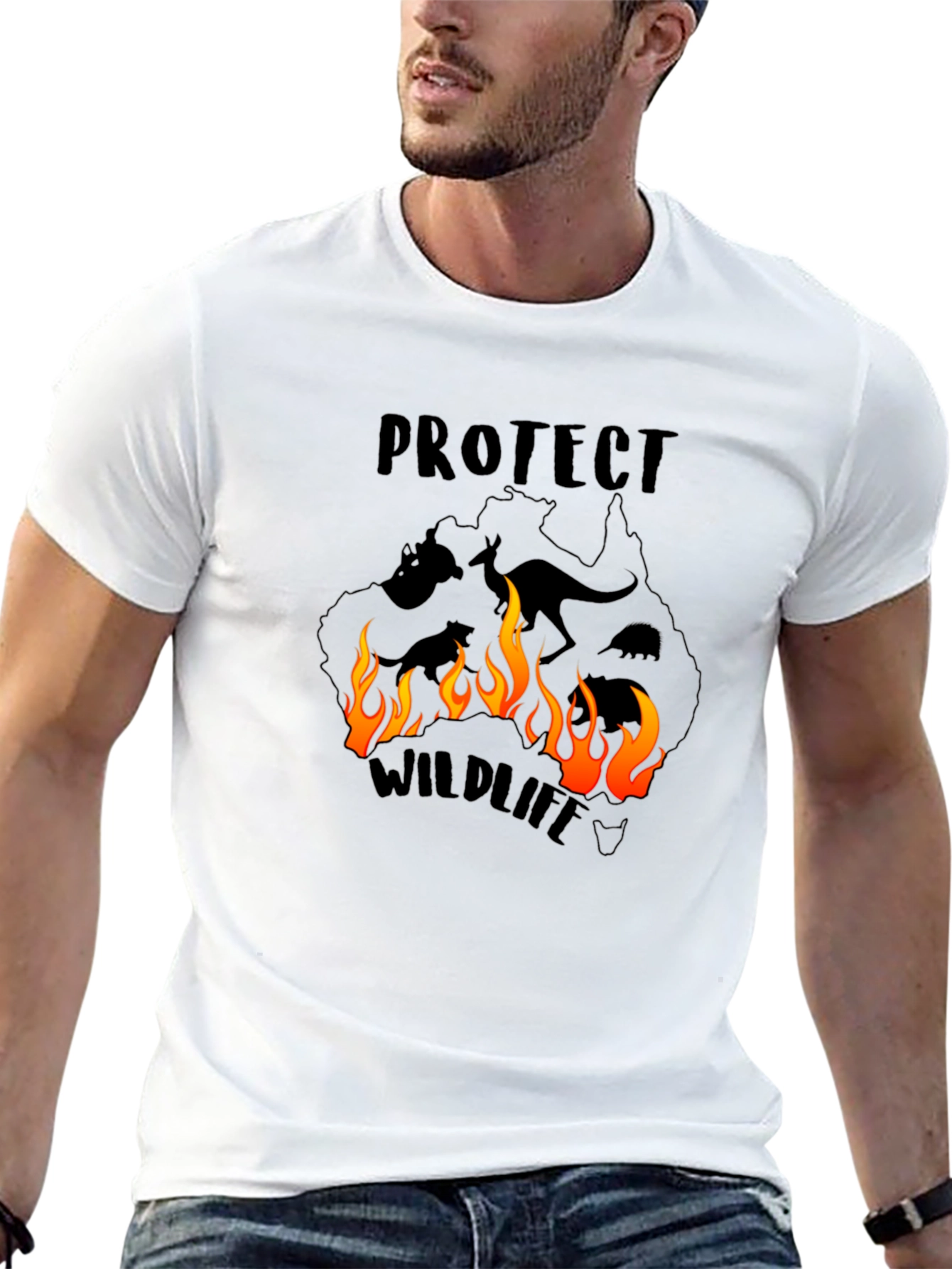 Protect Wildlife Australia T-Shirt - Bushfire Awareness