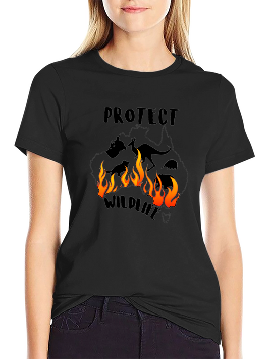 Protect Wildlife Australia T-Shirt - Bushfire Awareness
