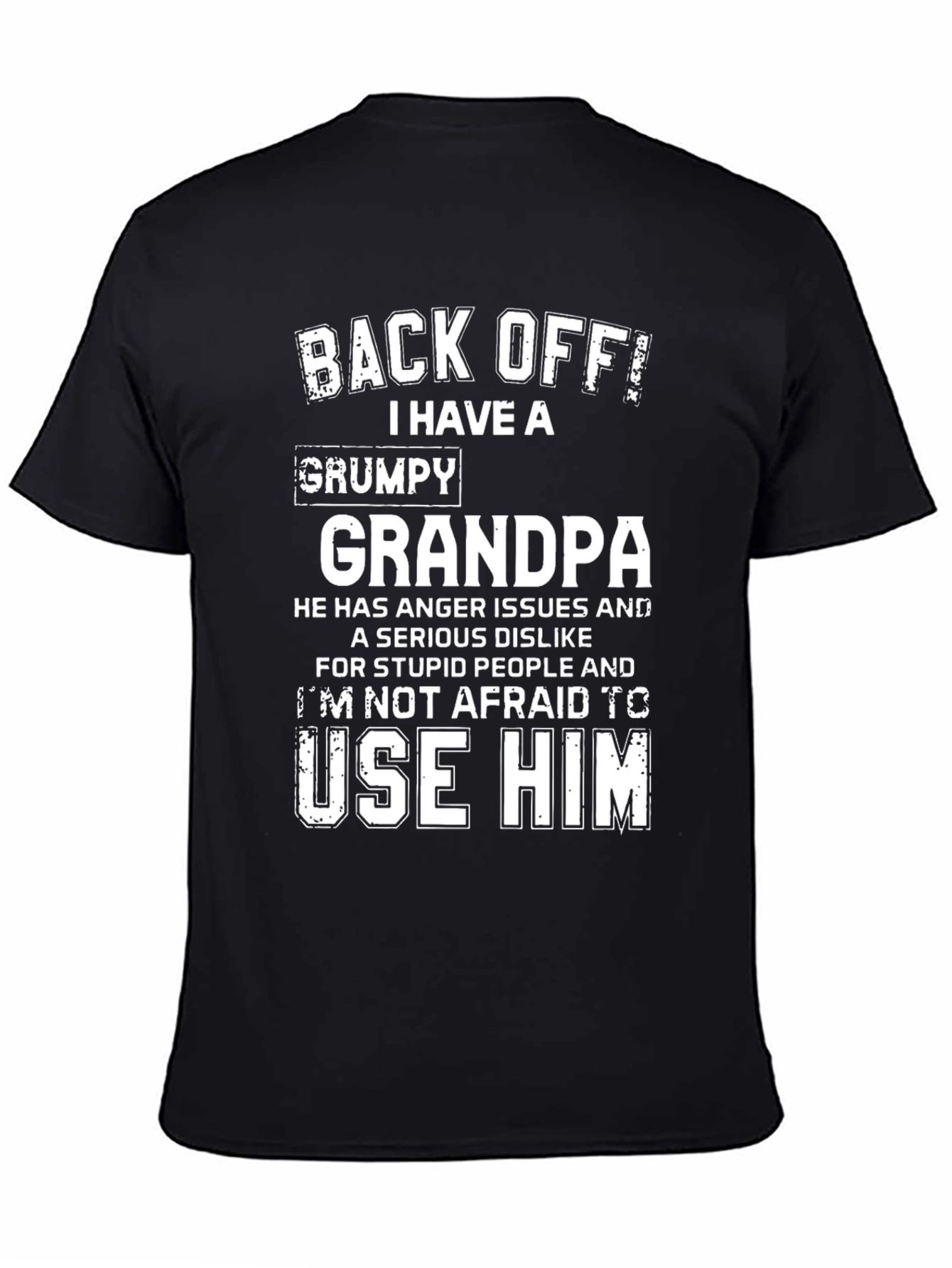 Grumpy Grandpa Novelty Graphic Tee