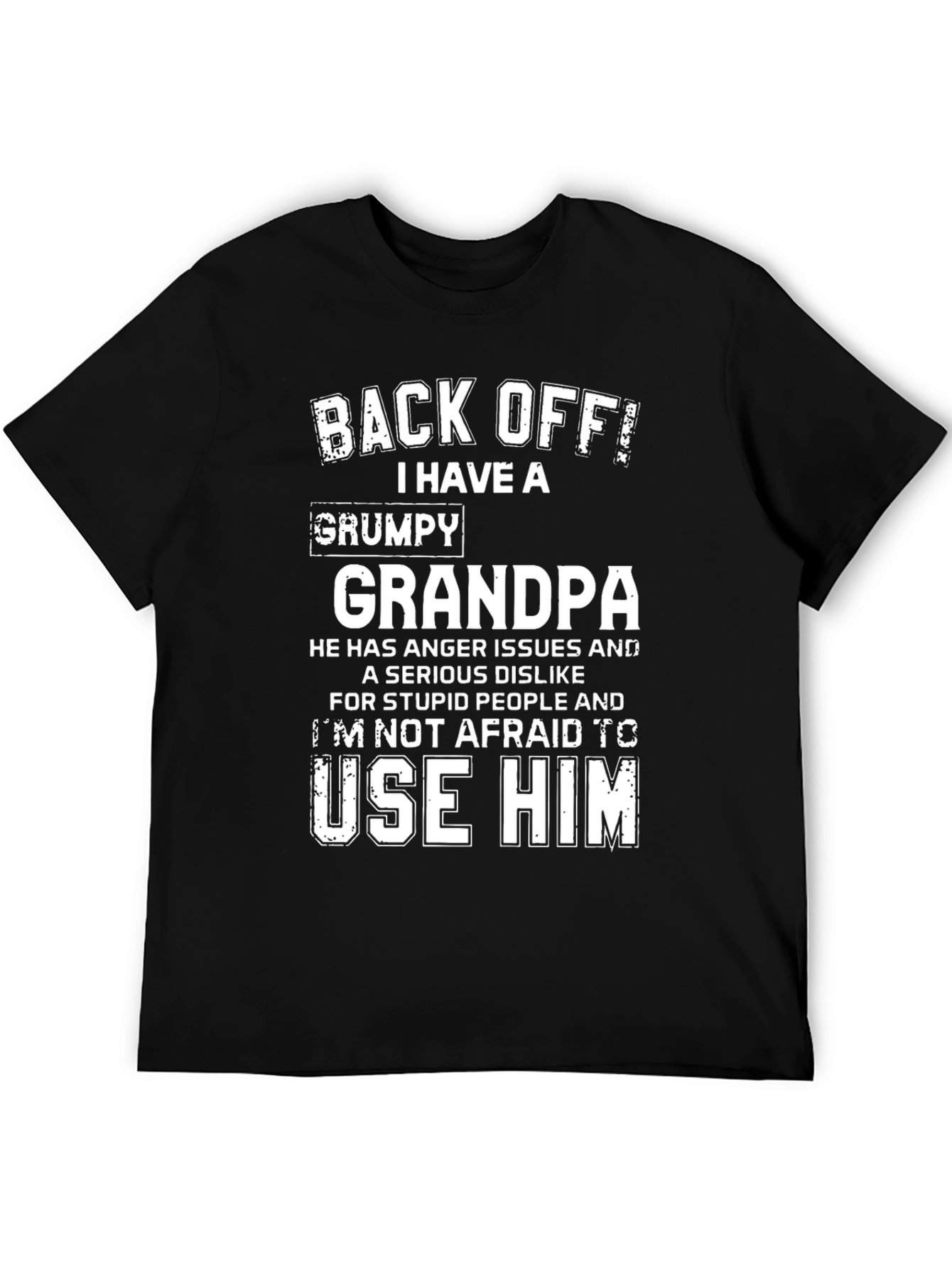 Grumpy Grandpa Novelty Graphic Tee