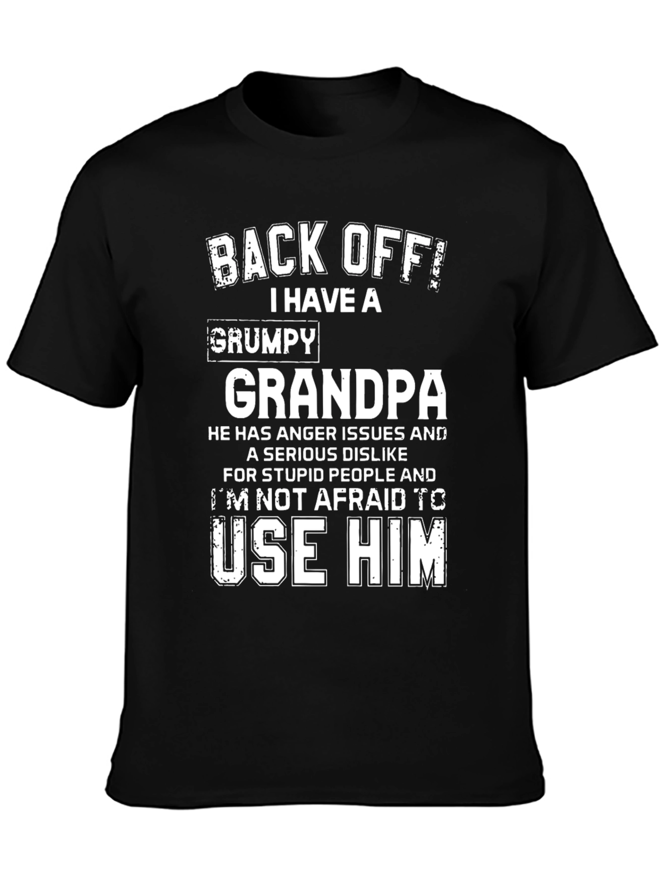 Grumpy Grandpa Novelty Graphic Tee