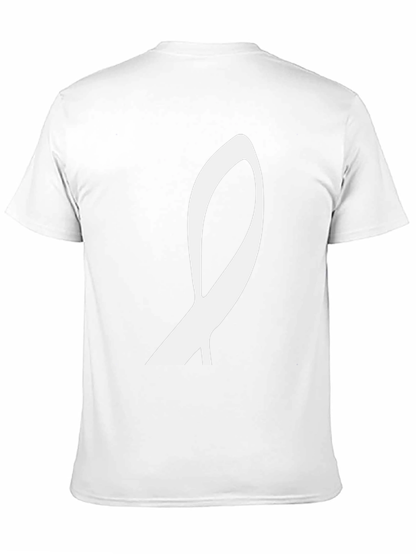Abstract Symbol Graphic Tee - Black Casual T-Shirt