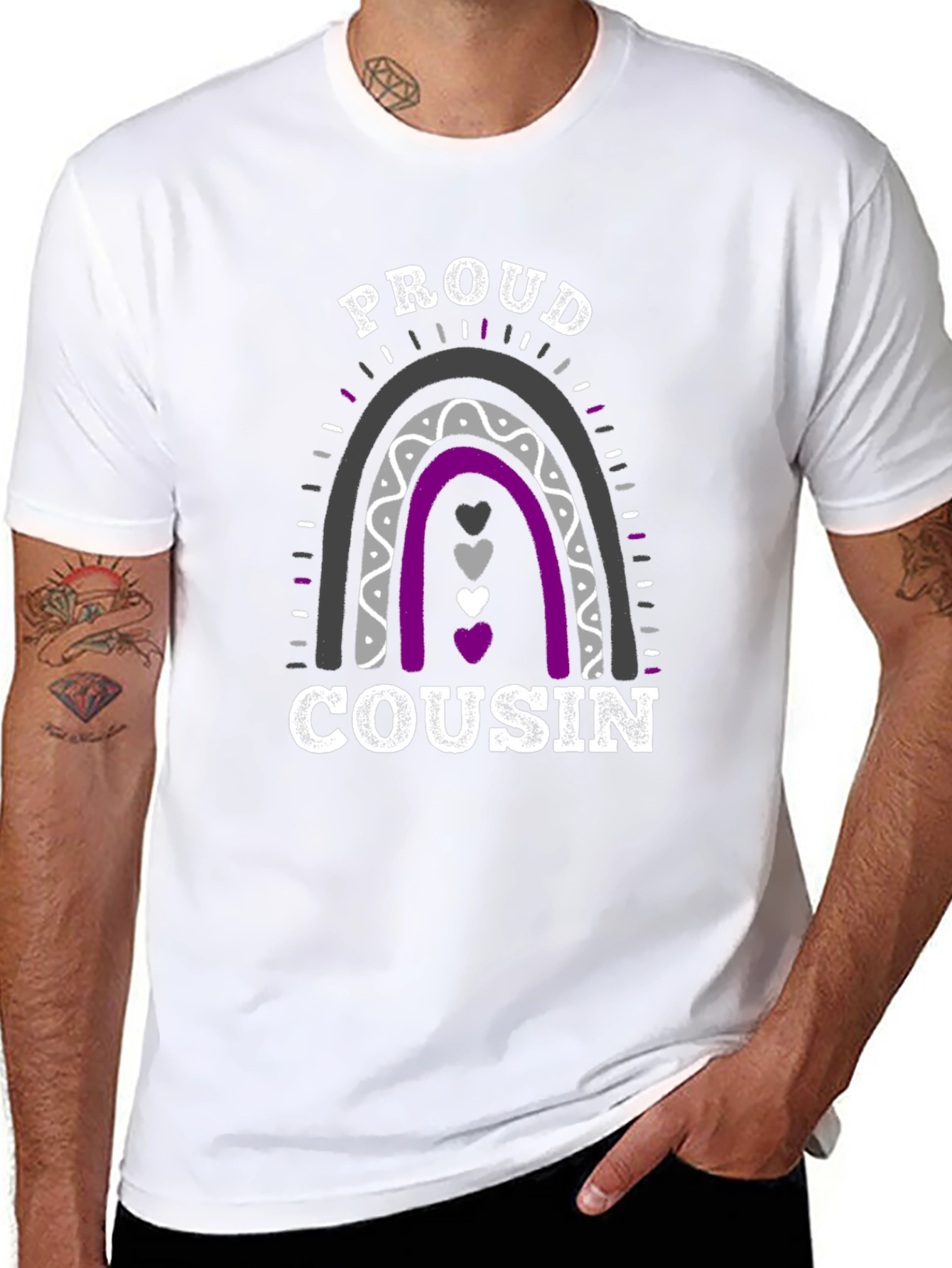 Proud Cousin Rainbow Pride T-Shirt