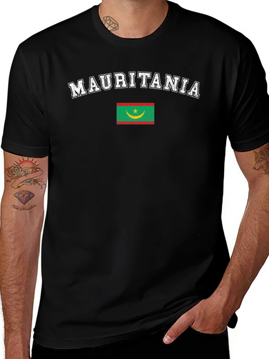 Mauritania Flag Graphic T-Shirt