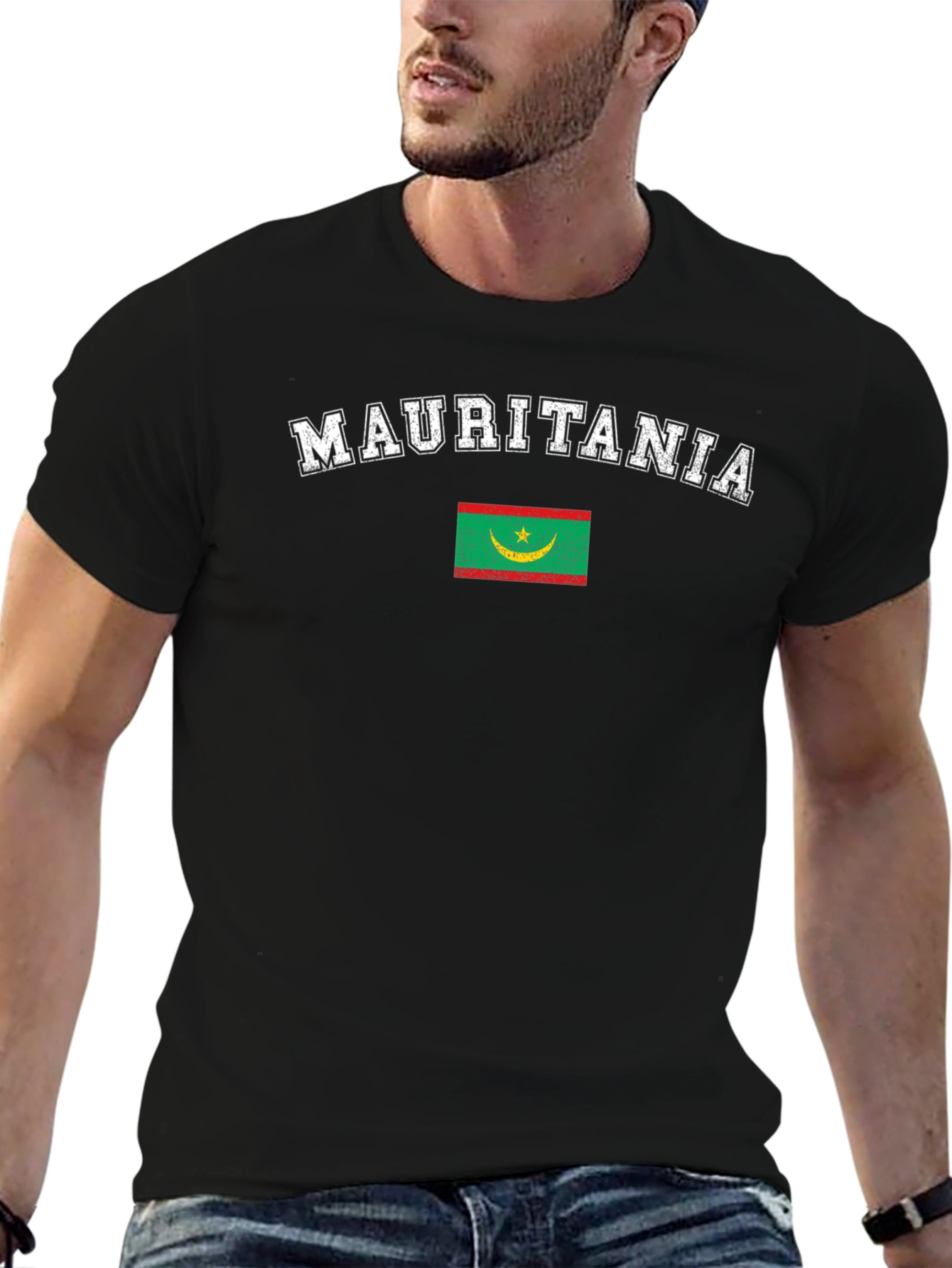 Mauritania Flag Graphic T-Shirt
