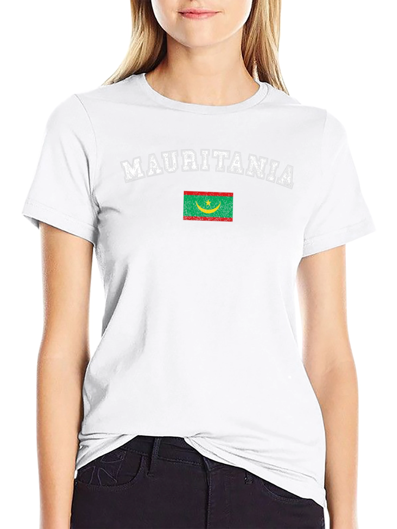 Mauritania Flag Graphic T-Shirt