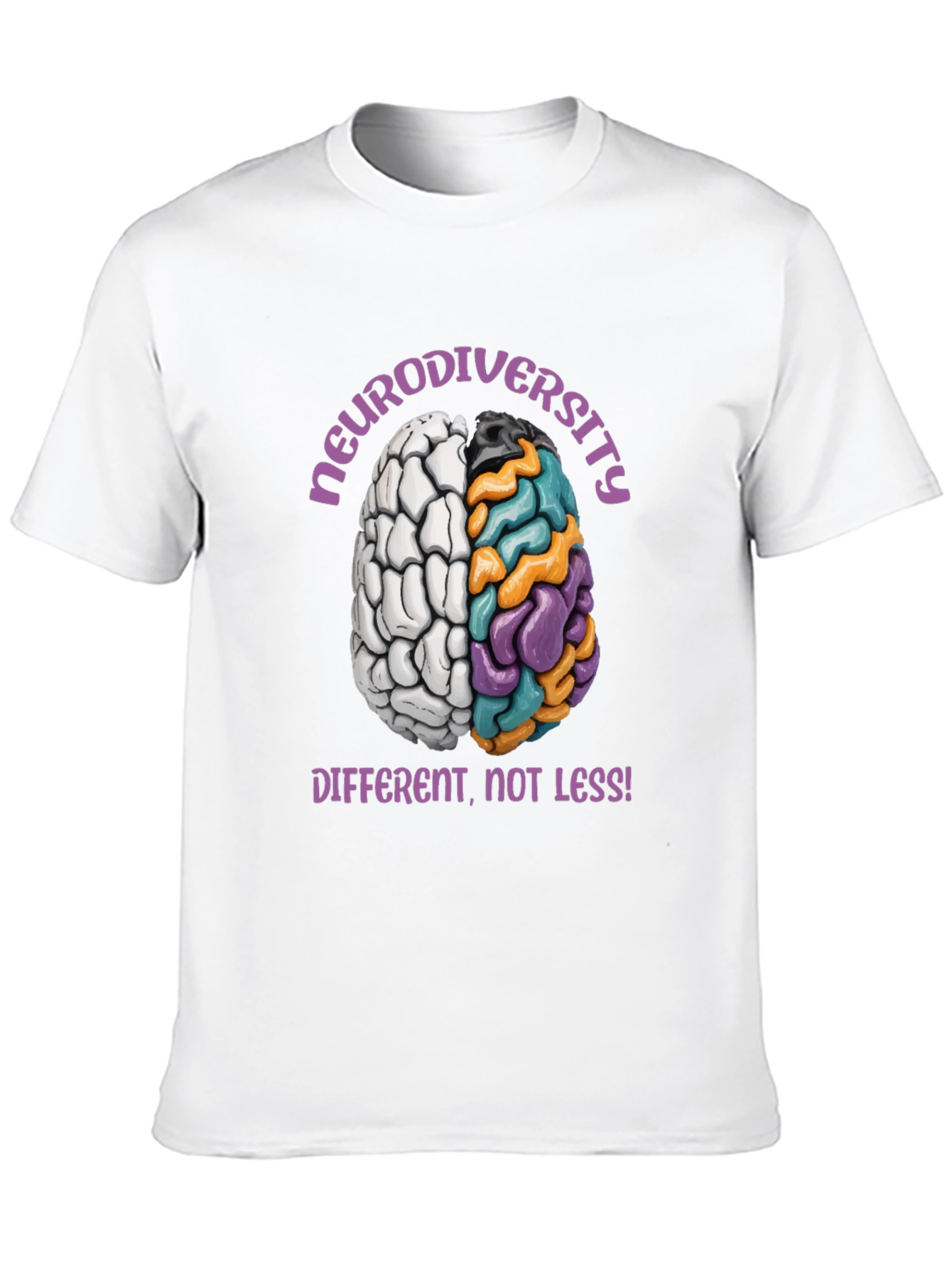 Neurodiversity Awareness T-Shirt: Different Not Less