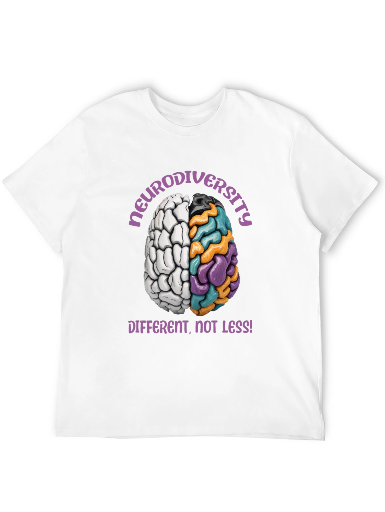 Neurodiversity Awareness T-Shirt: Different Not Less