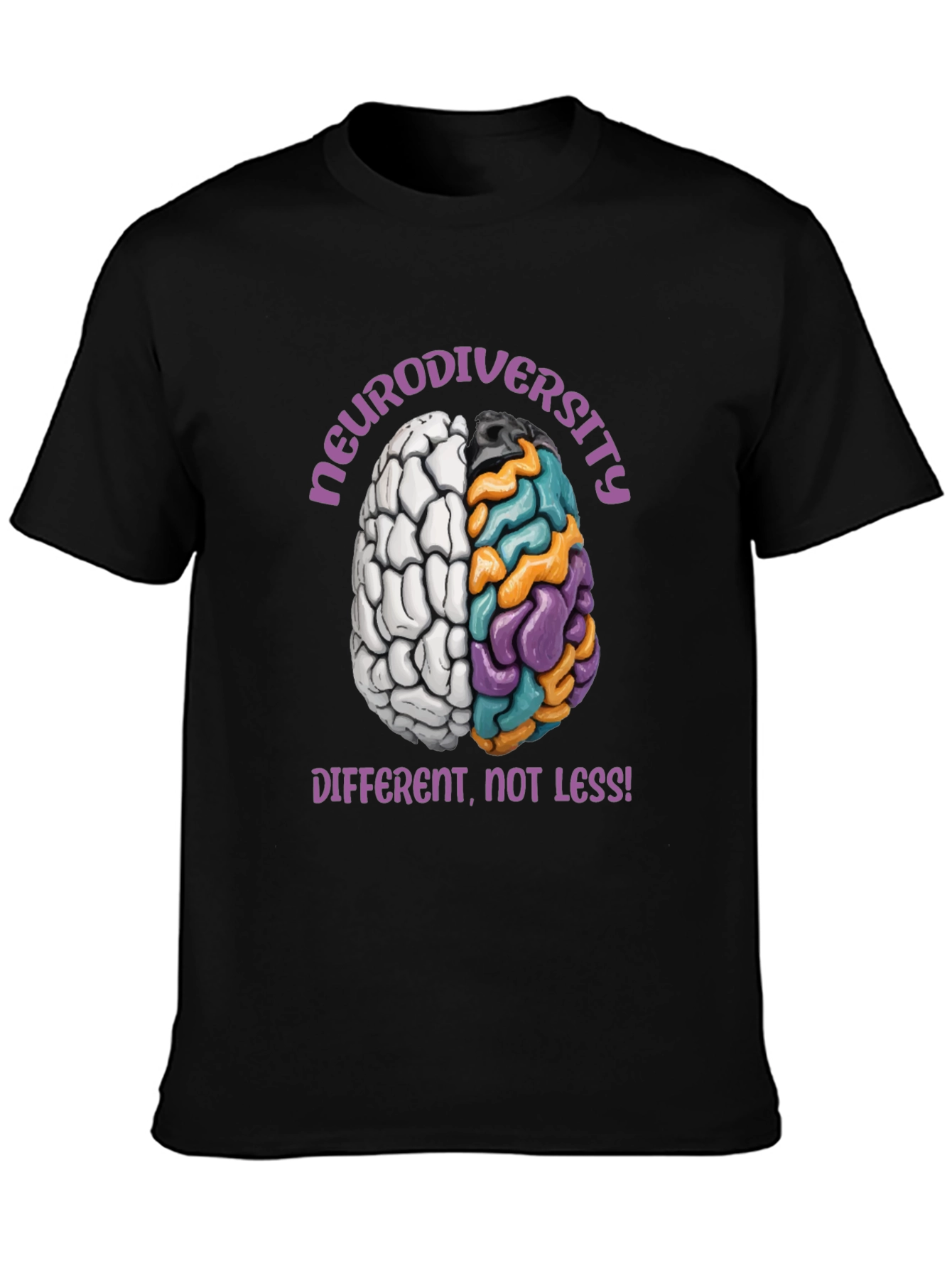 Neurodiversity Awareness T-Shirt: Different Not Less
