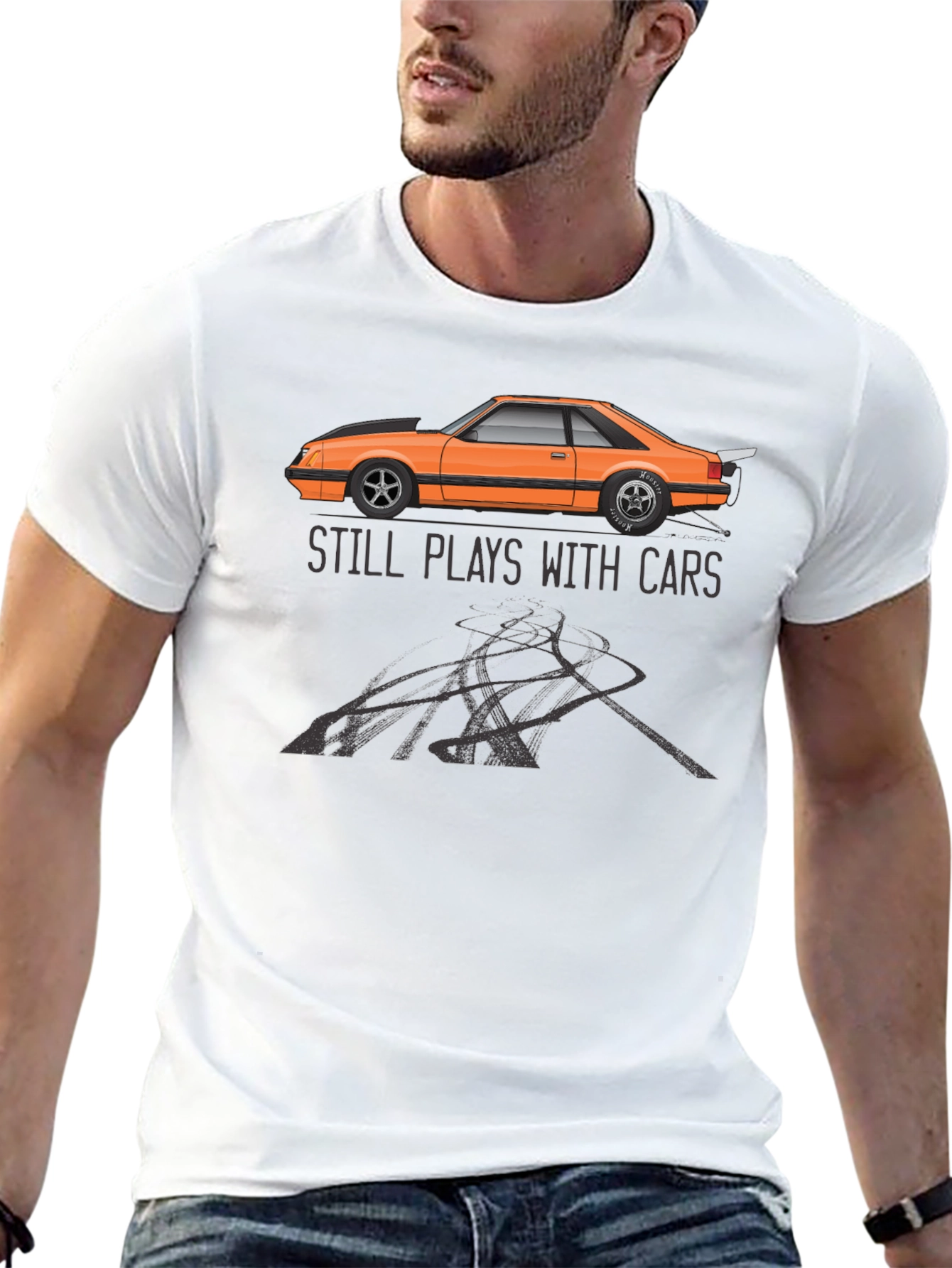 Still Plays with Cars Graphic T-Shirt