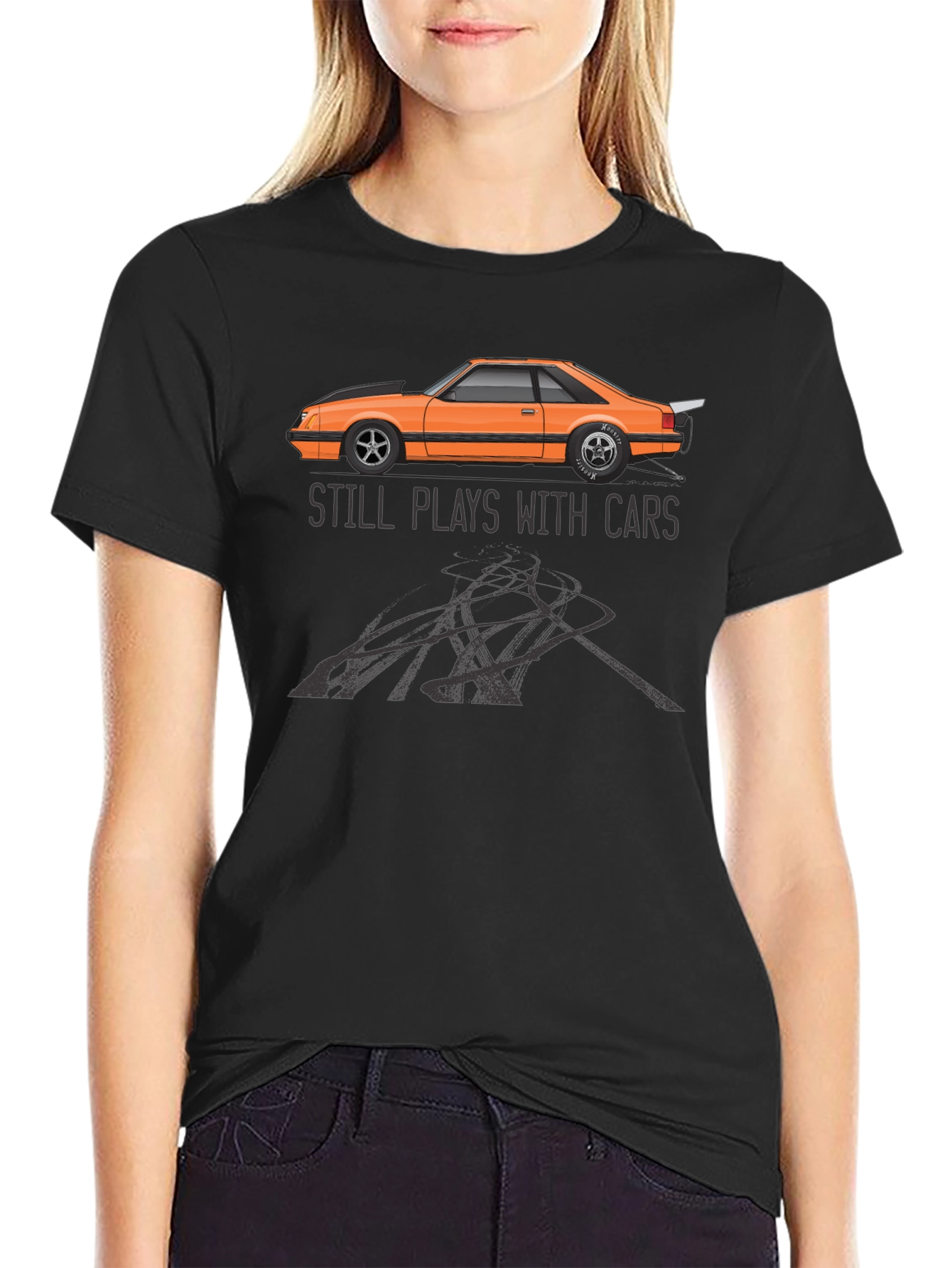 Still Plays with Cars Graphic T-Shirt