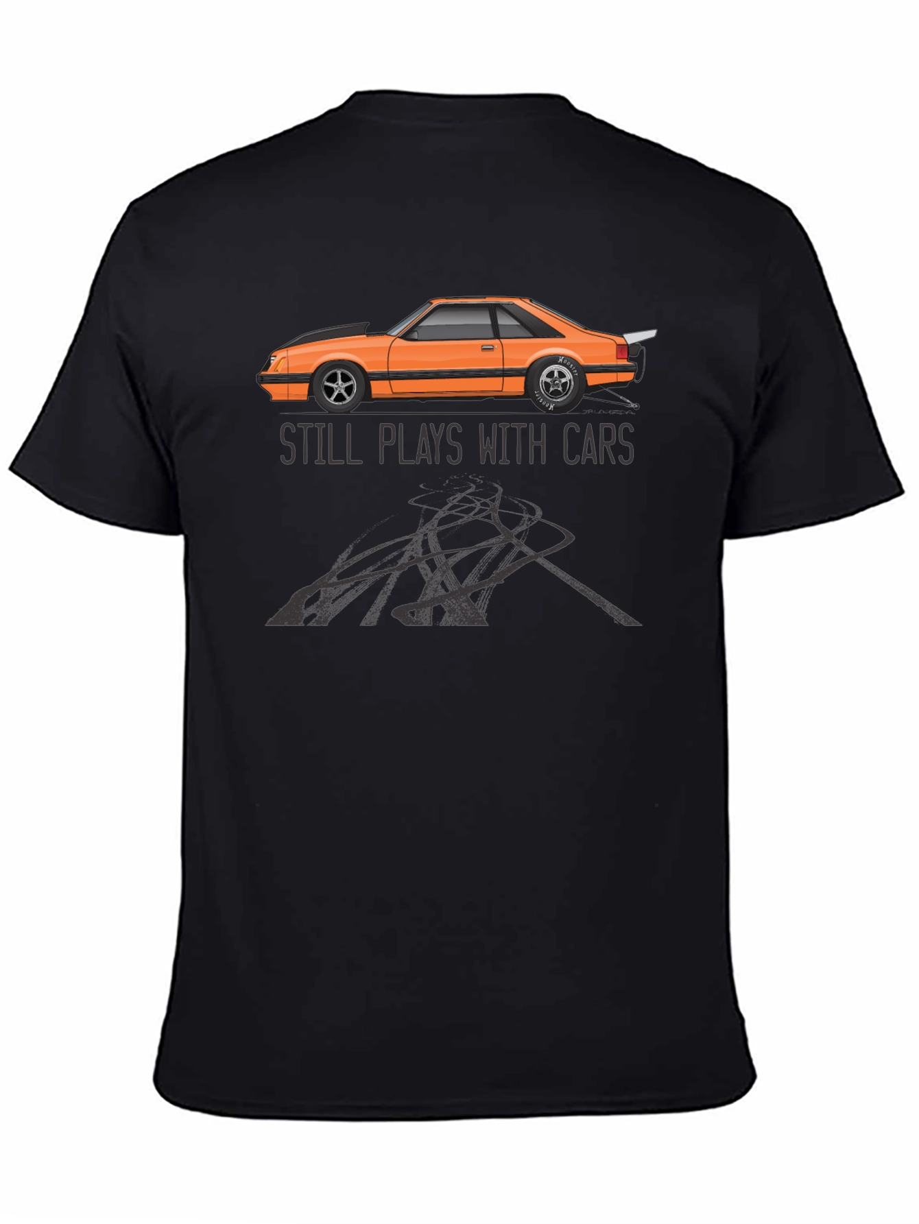 Still Plays with Cars Graphic T-Shirt