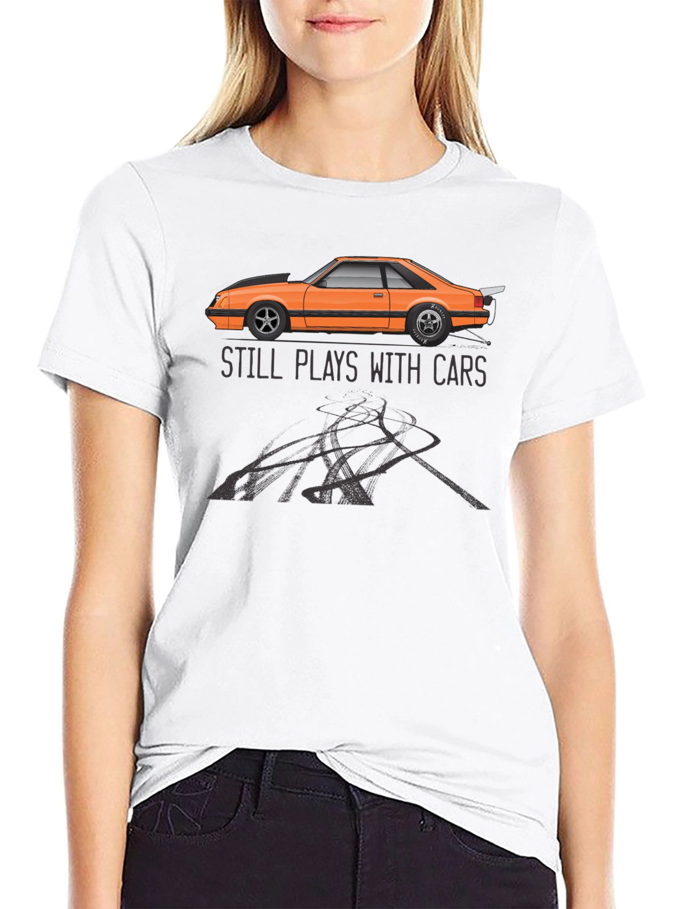 Still Plays with Cars Graphic T-Shirt