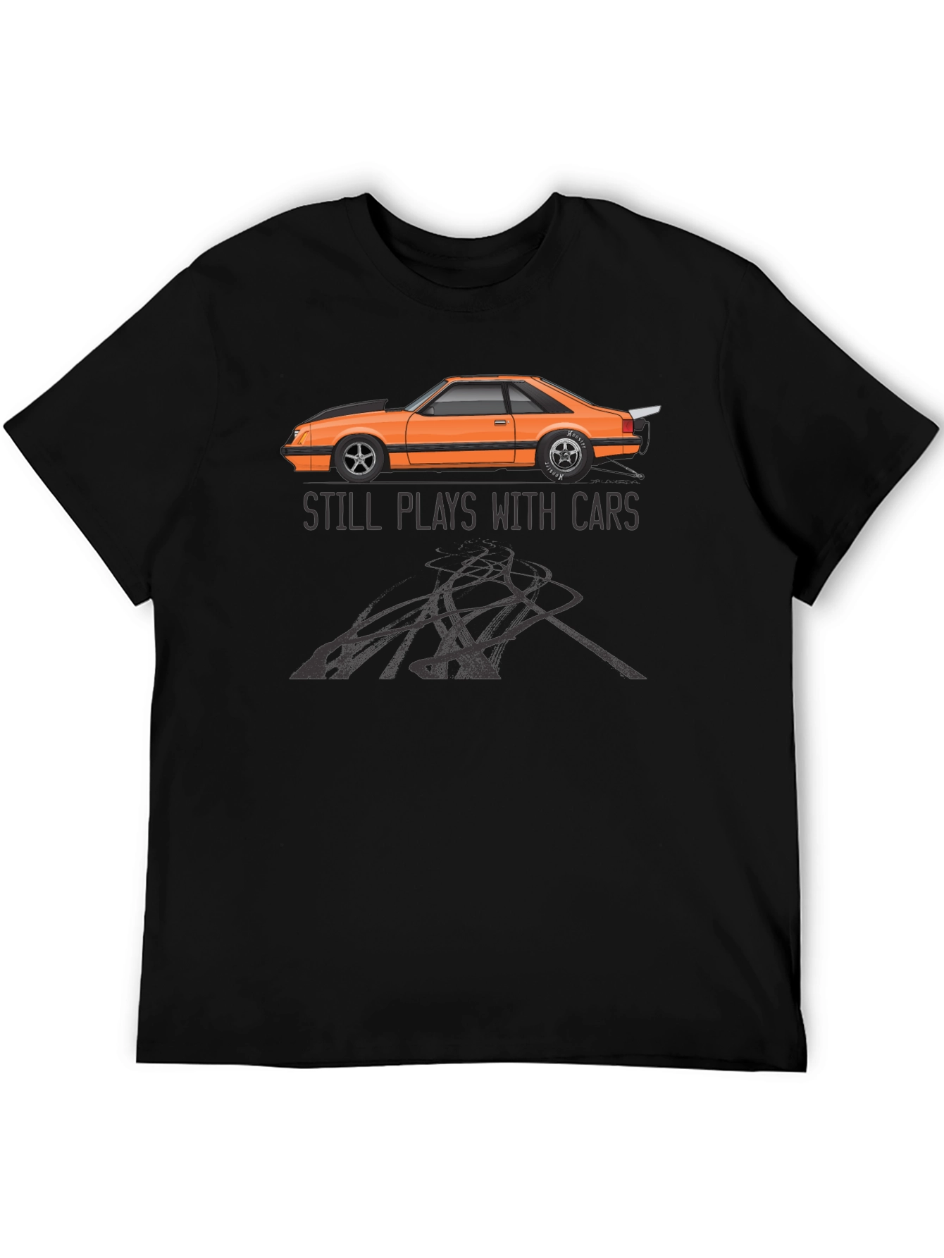 Still Plays with Cars Graphic T-Shirt
