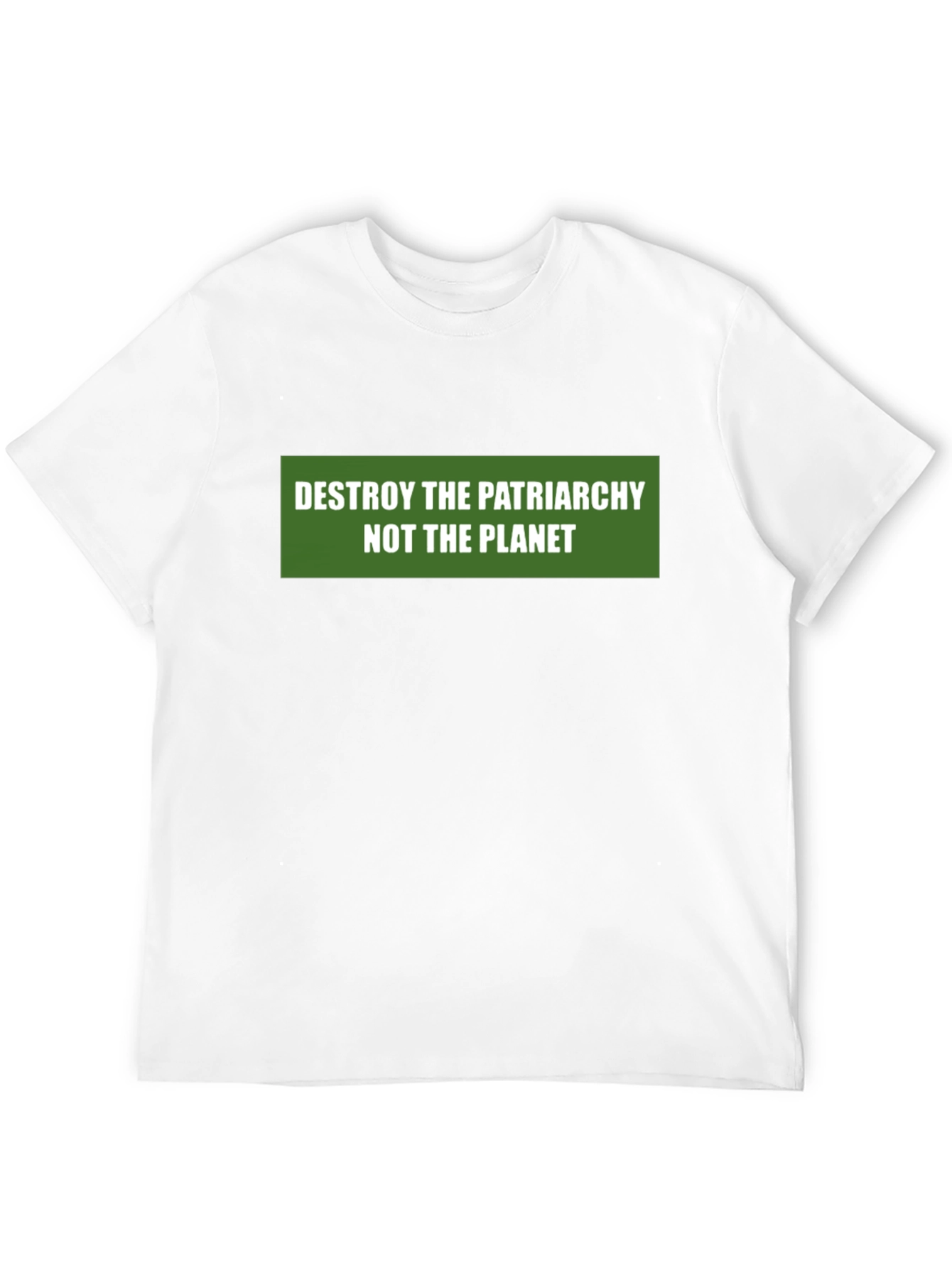 Eco-Conscious Feminist Slogan Tee