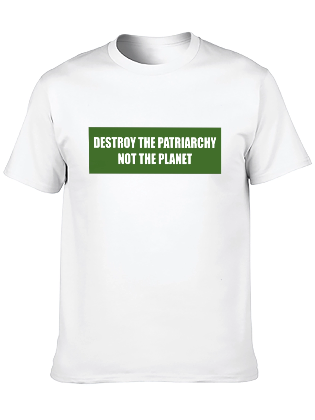 Eco-Conscious Feminist Slogan Tee