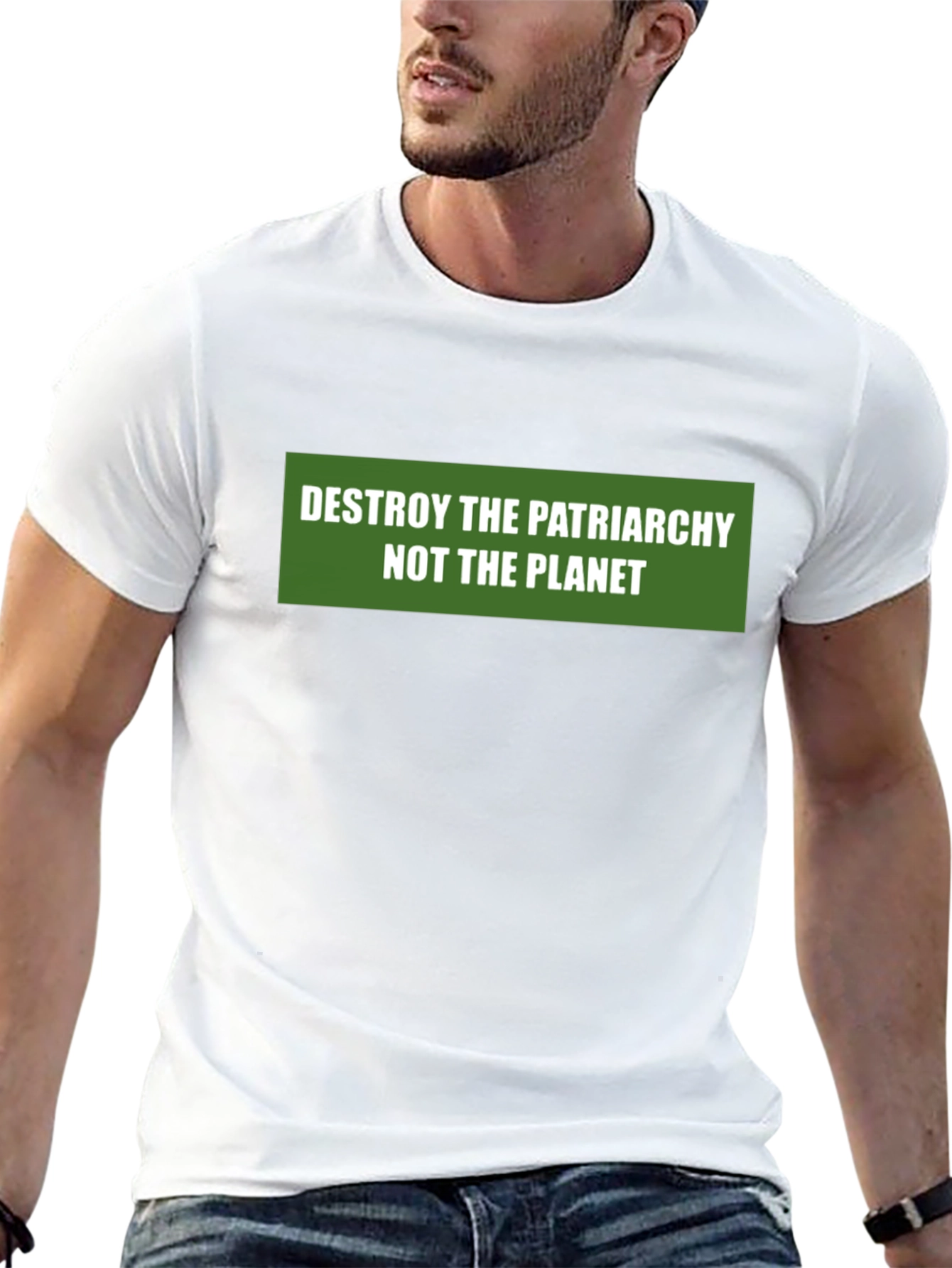 Eco-Conscious Feminist Slogan Tee